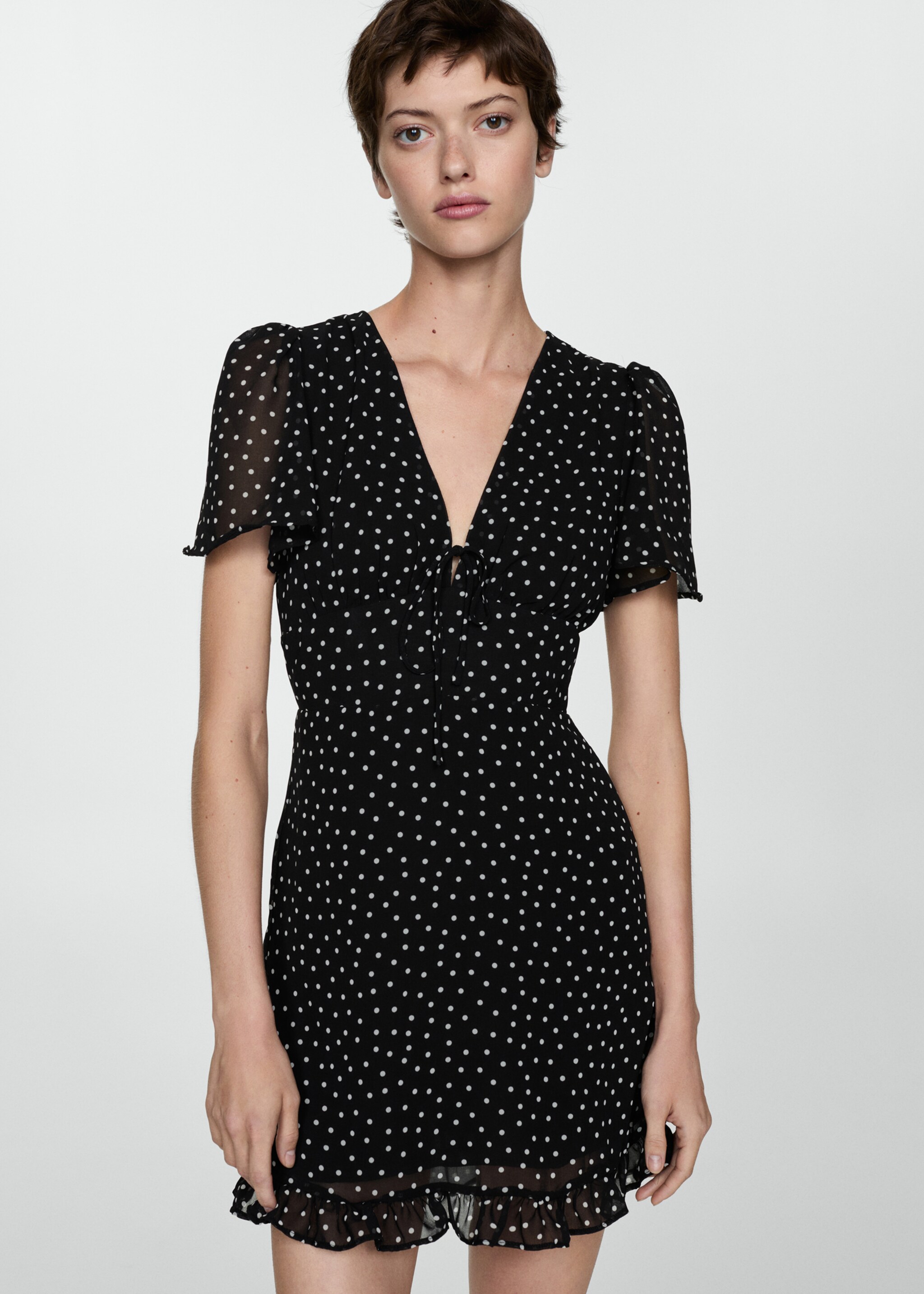 Vestit estampat curt - Pla mig