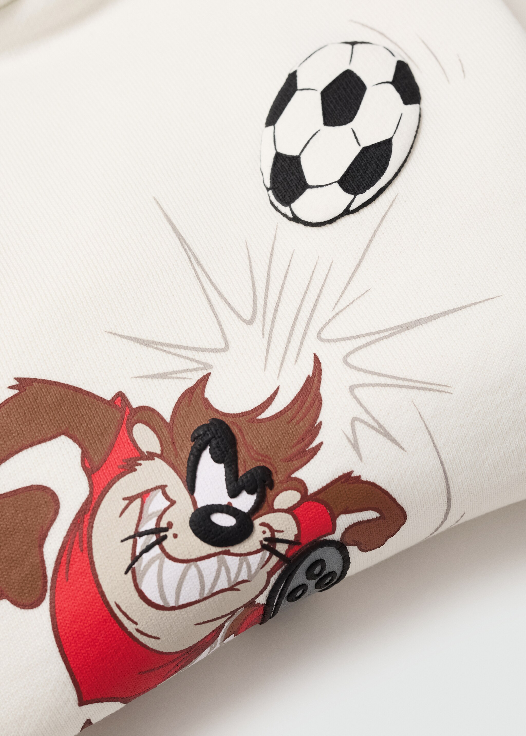 Looney Tunes sweatshirt - Details of the article 8, Off White. Ref: 77032928-00.