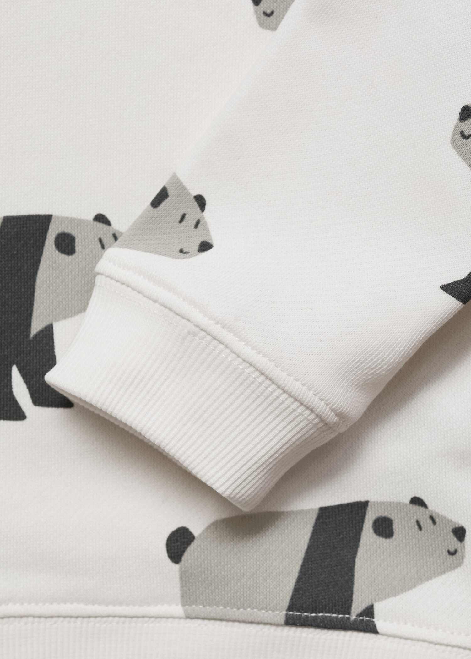 Bear print sweatshirt - Details of the article 0