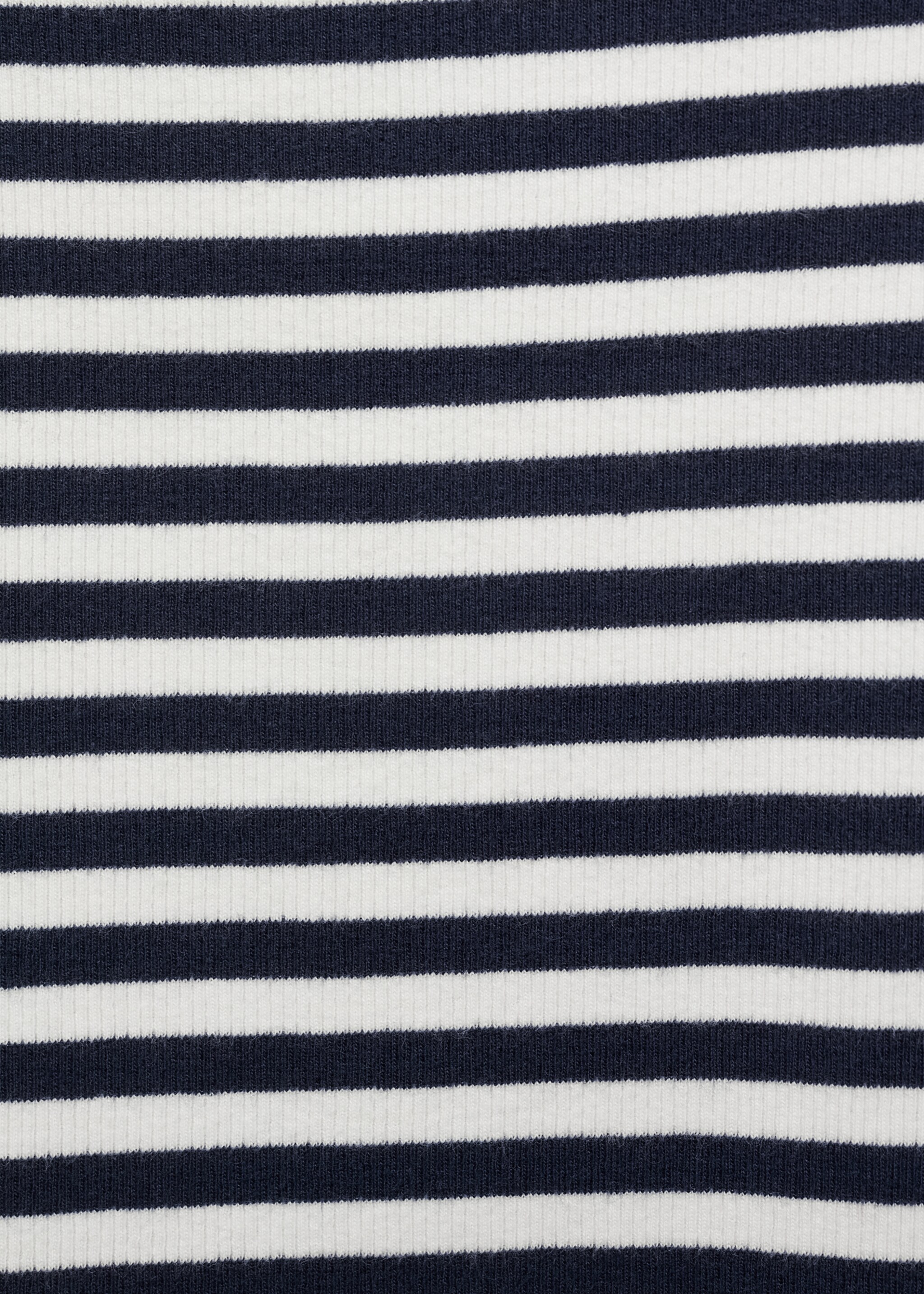 Ribbed cotton-blend top - Details of the article 0