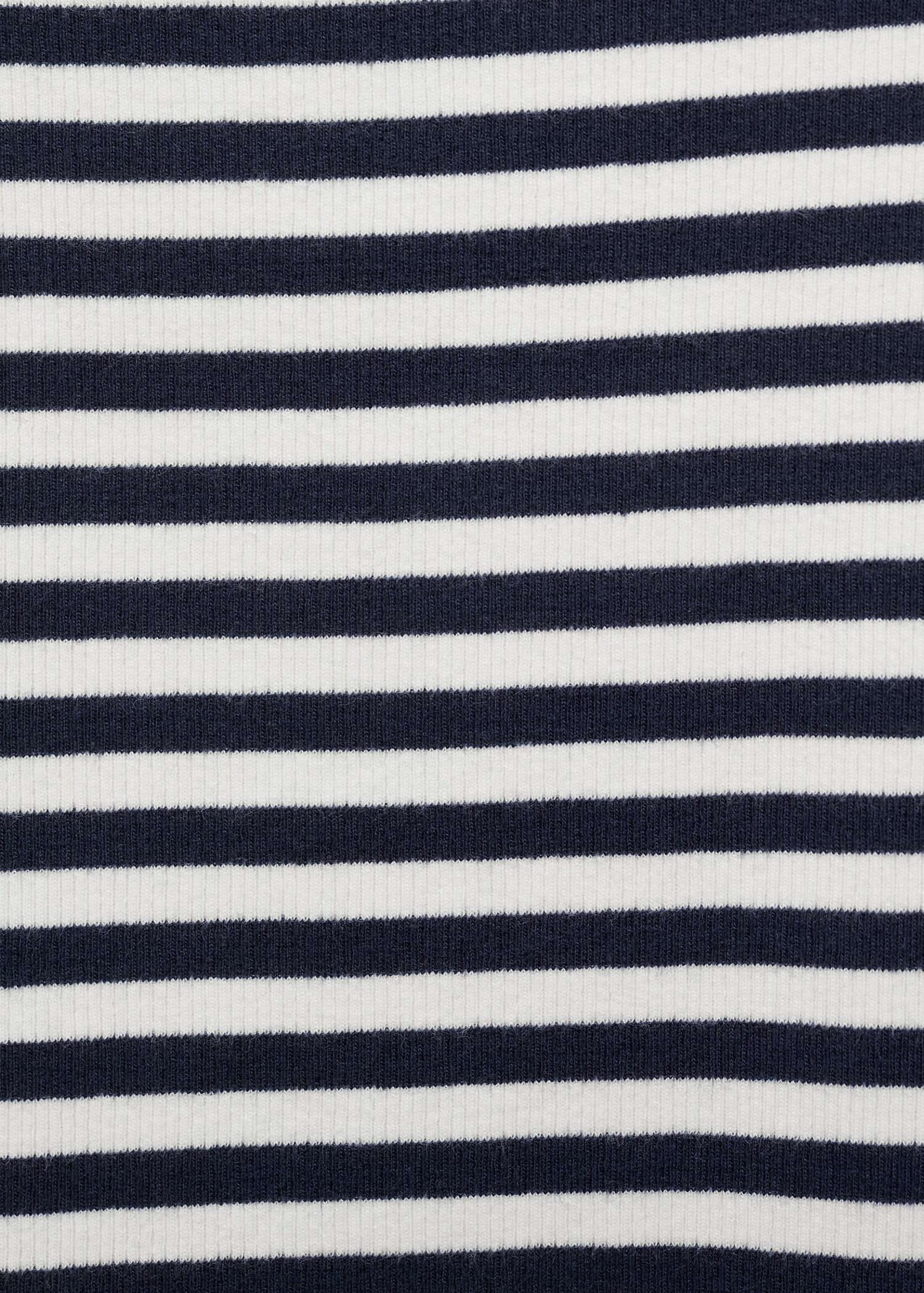 Ribbed cotton-blend top - Details of the article 0