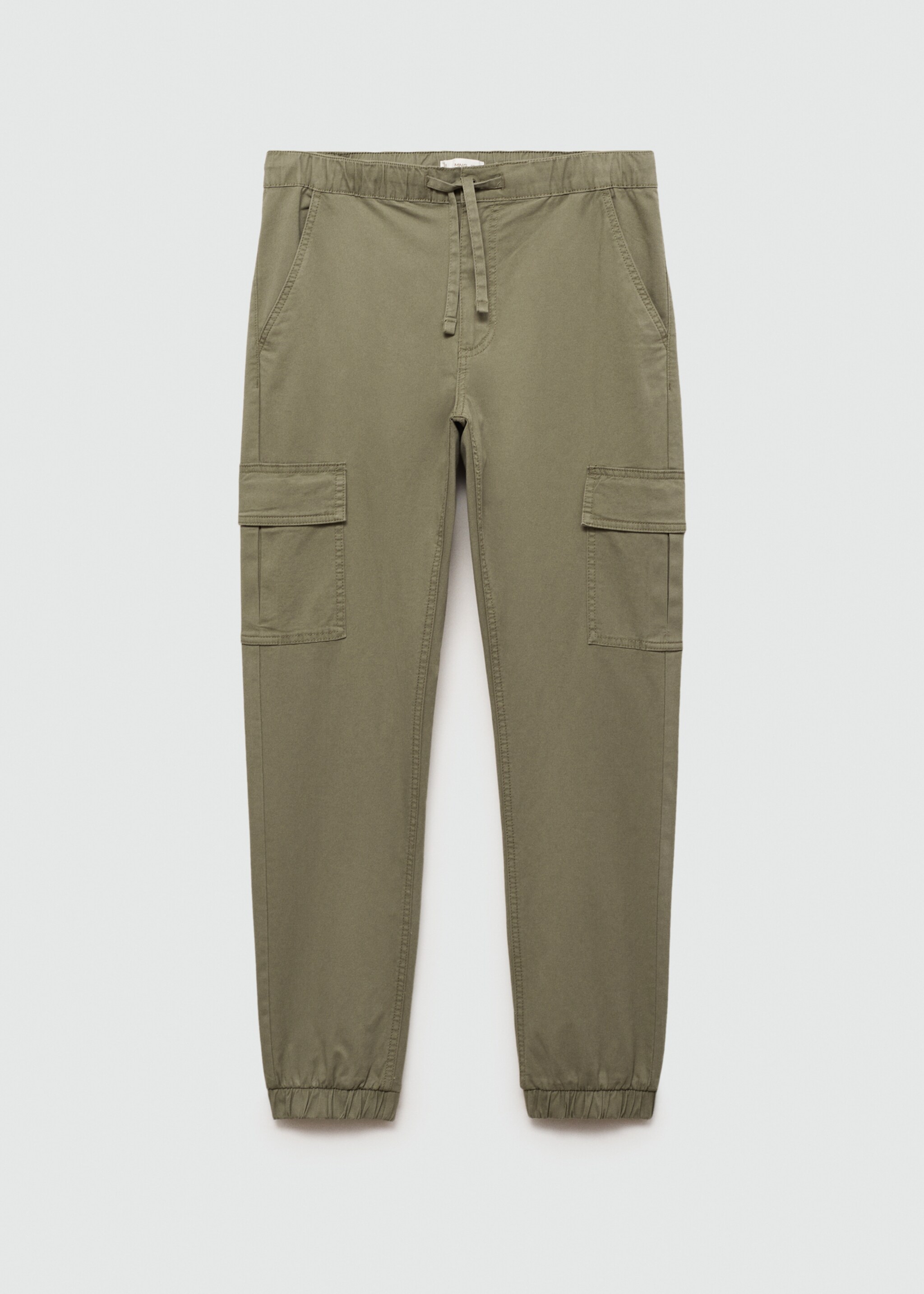 Joggerpants im Cargo-Stil - Artikel ohne Model, Dunkelgrün. Ref: 77032937-00.