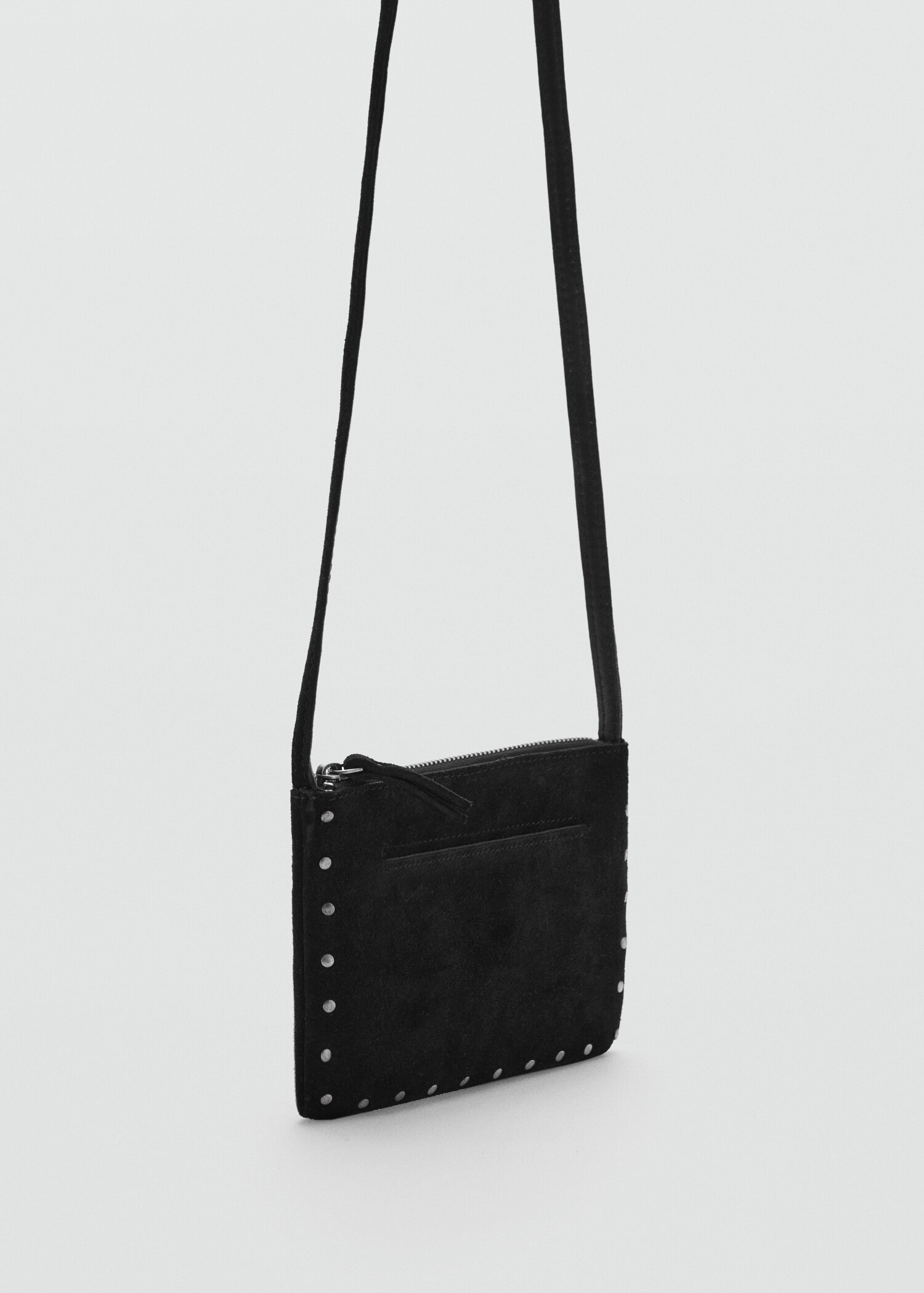 Stud leather bag - Medium plane