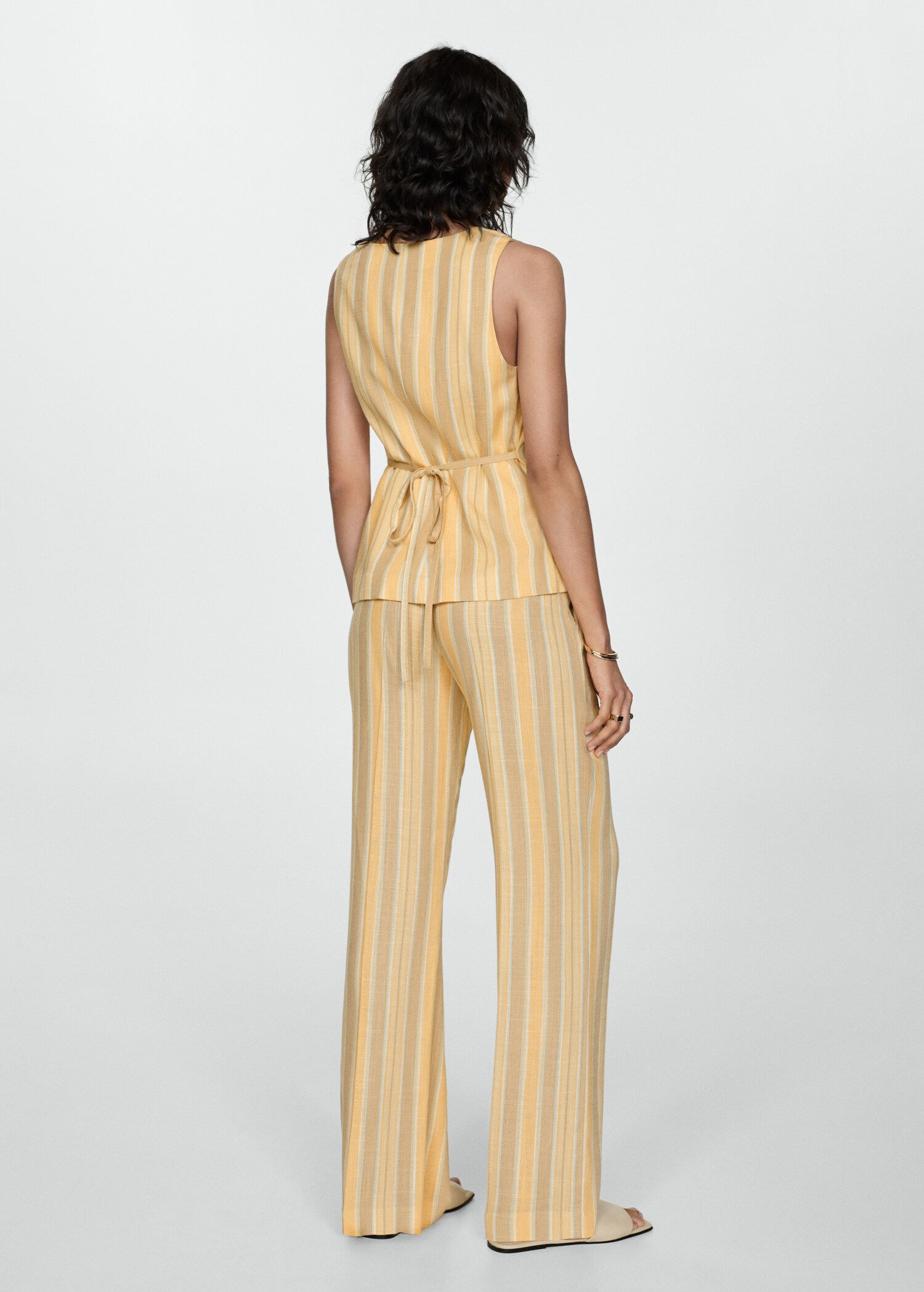 Pantaloni diritti righe - Retro dell'articolo