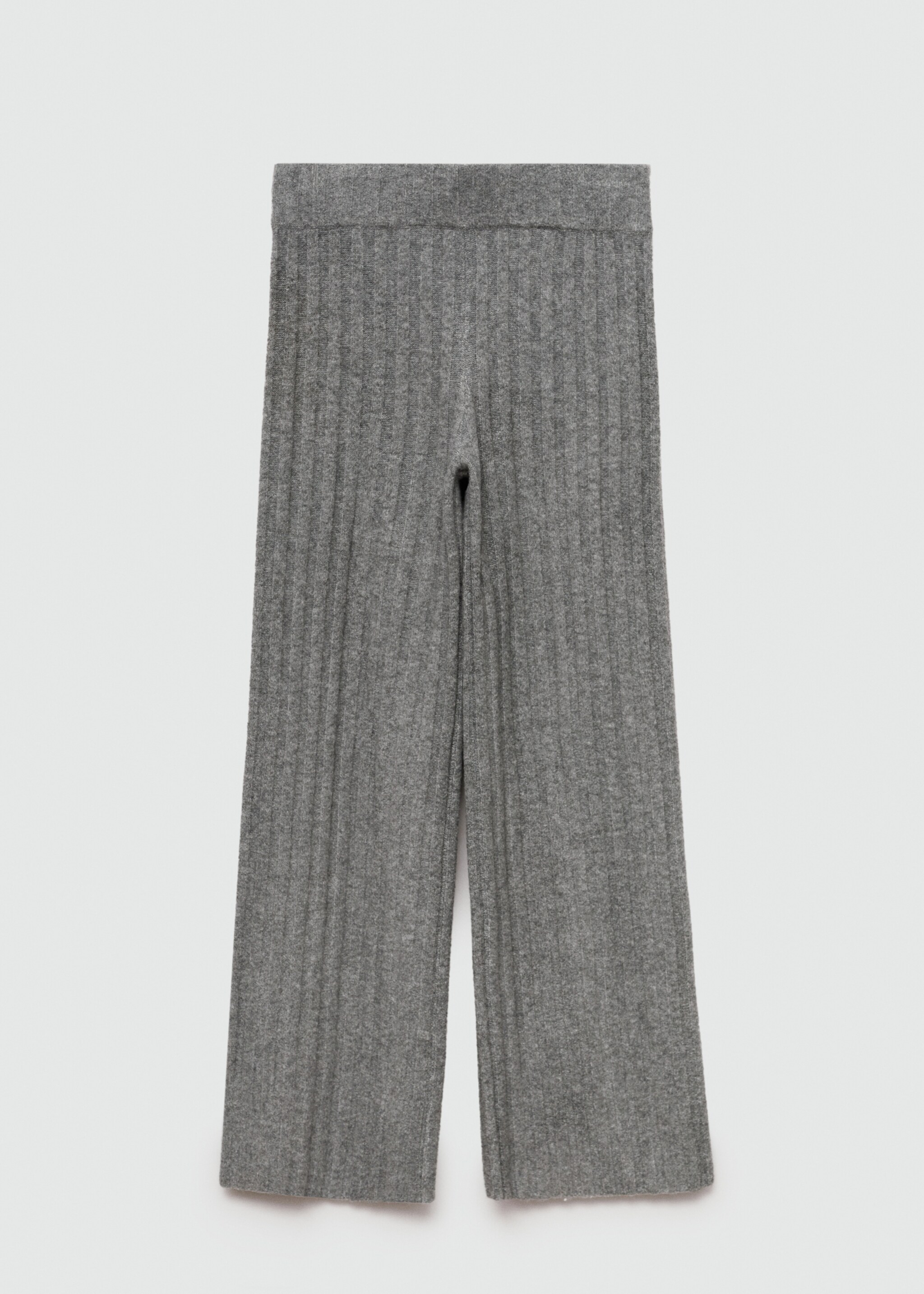 Pantalon droit maille côtelée - Article sans modèle
