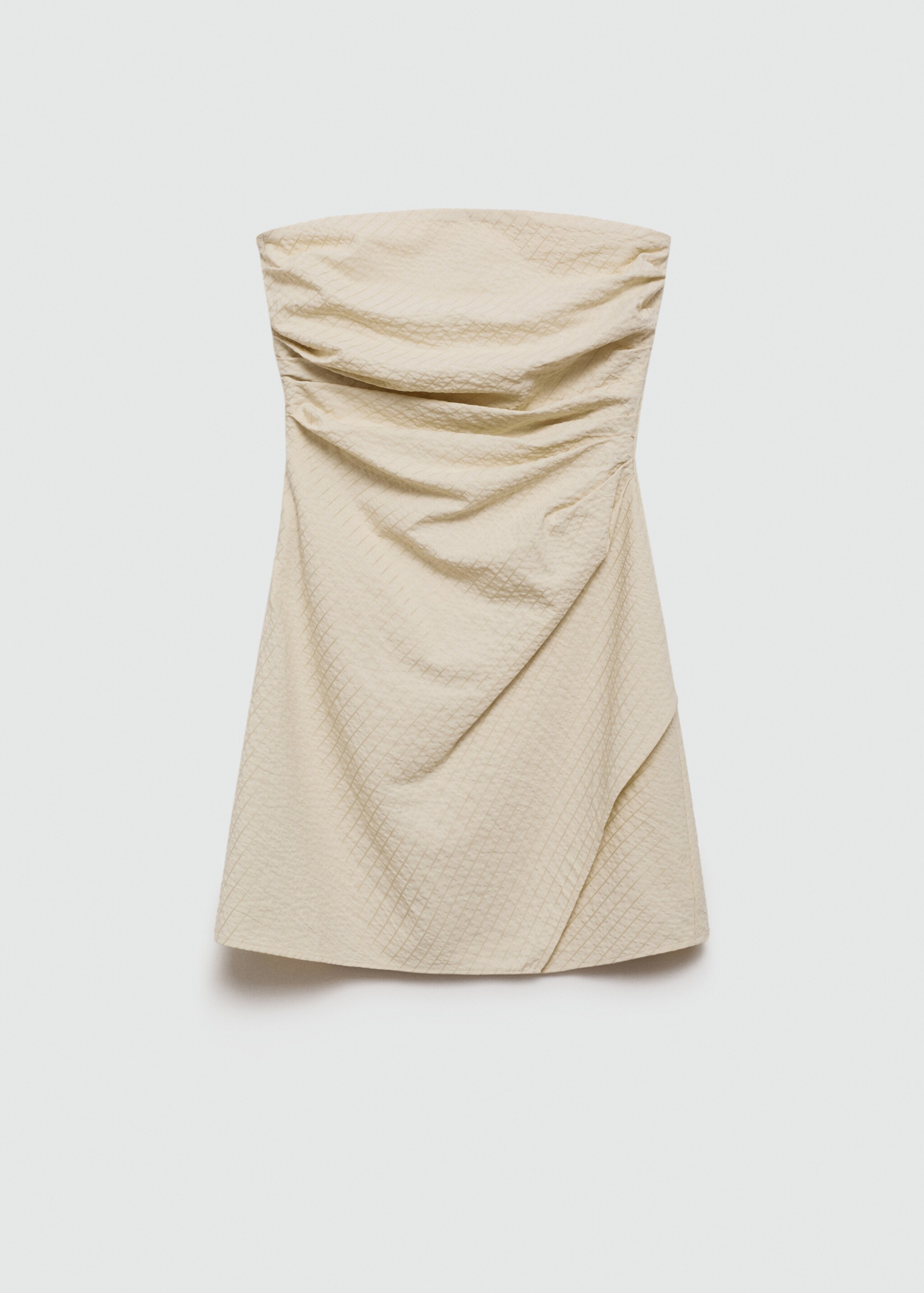Draped striped dress - Article without model