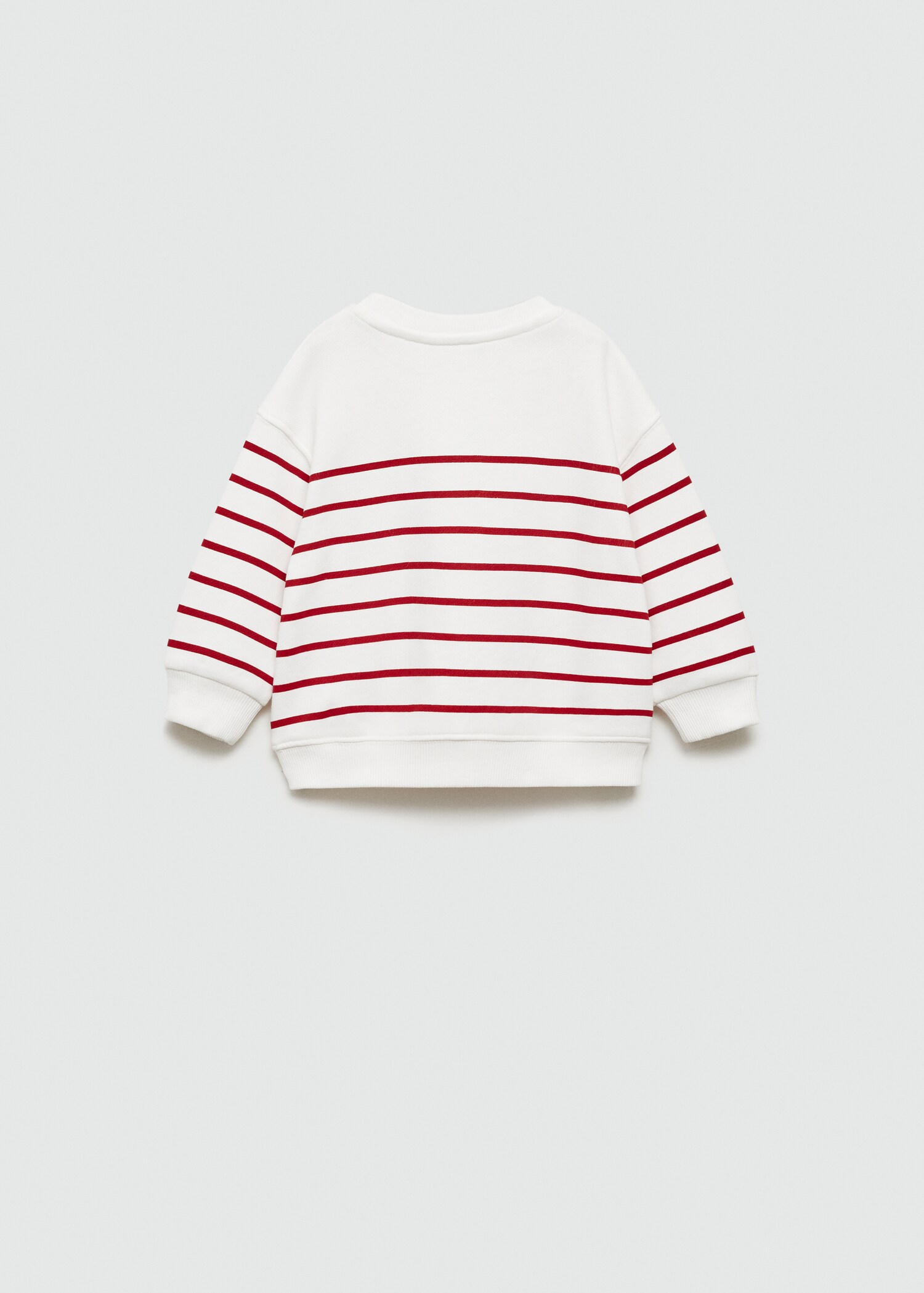Felpa cotone righe - Retro dell'articolo