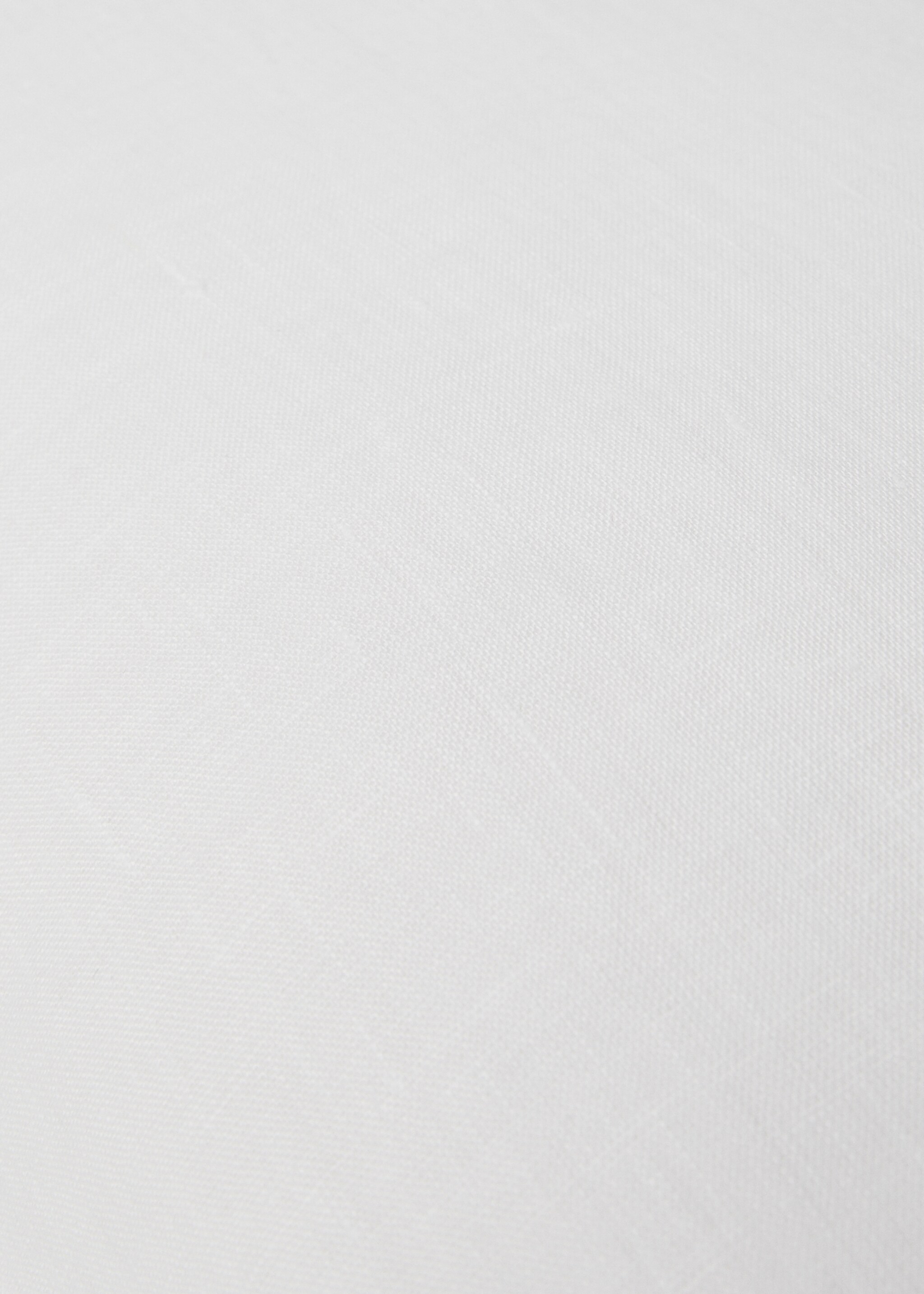 100% linen cushion cover 30x50cm - Details of the article 3, White. Ref: 77033279-00.