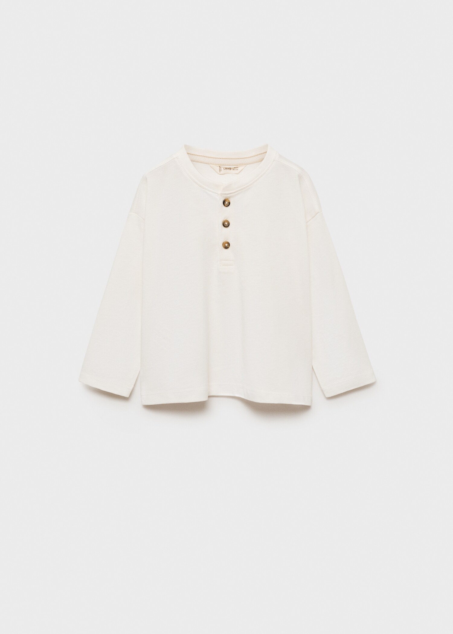 Long sleeve cotton t-shirt - Article without model