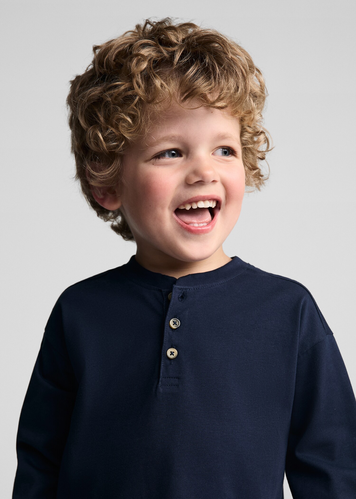 Long sleeve cotton t-shirt - Details of the article 1