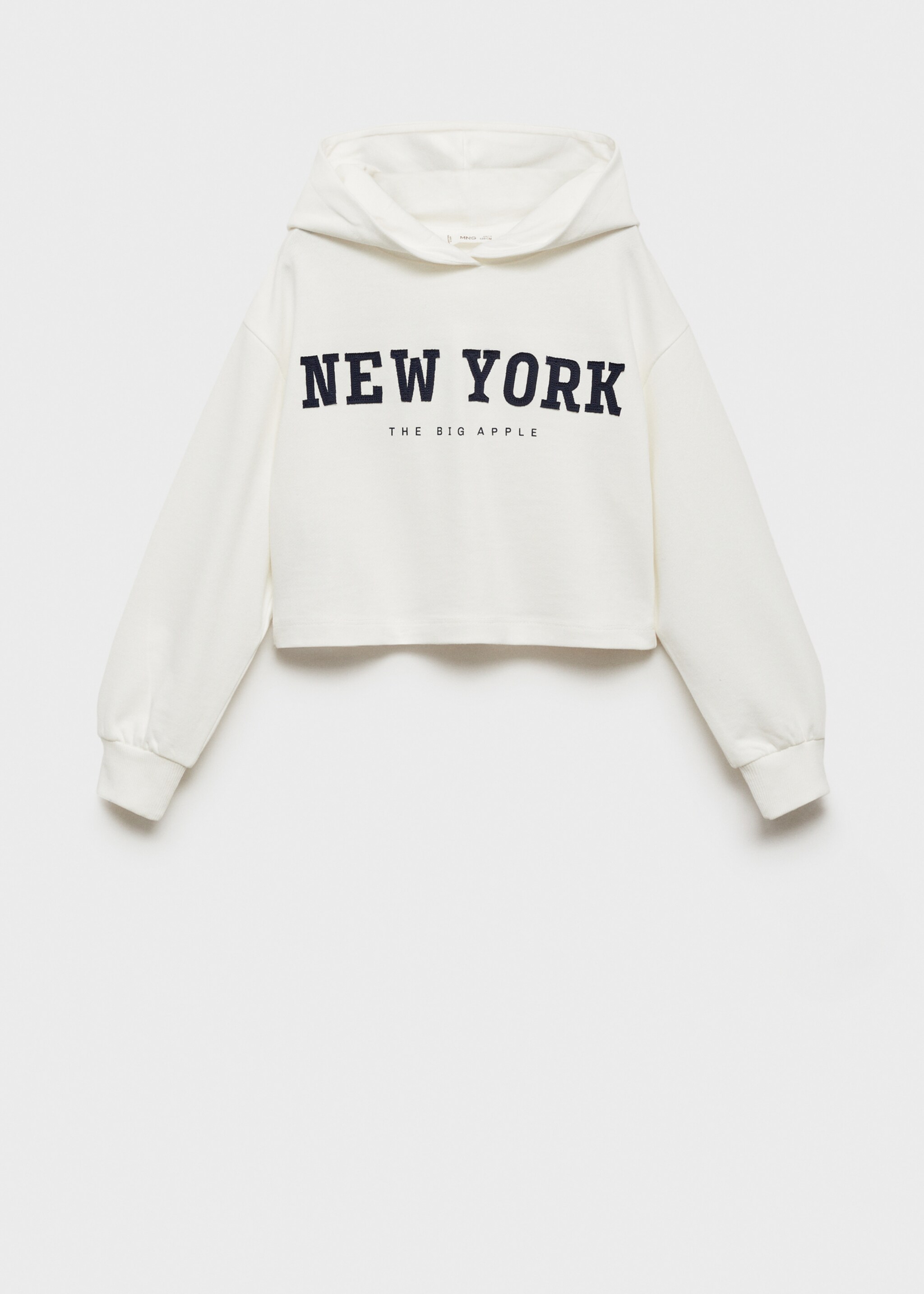 Sweatshirt com mensagem bordada - Artigo sem modelo