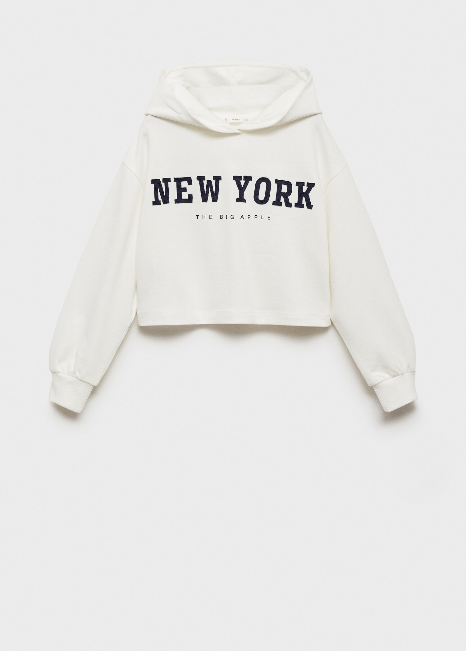 Embroidered message sweatshirt - Article without model