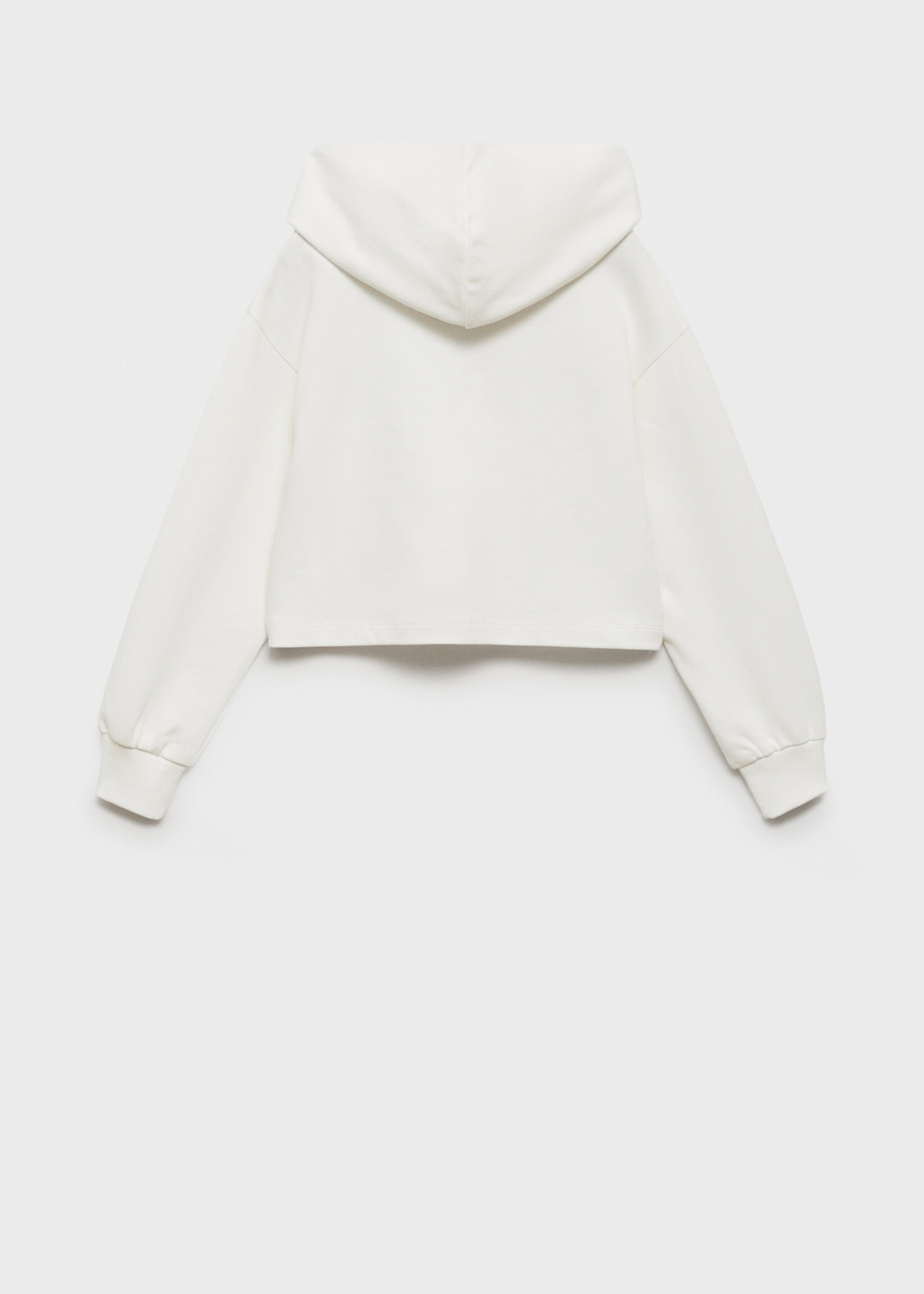 Sweatshirt com mensagem bordada - Verso do artigo