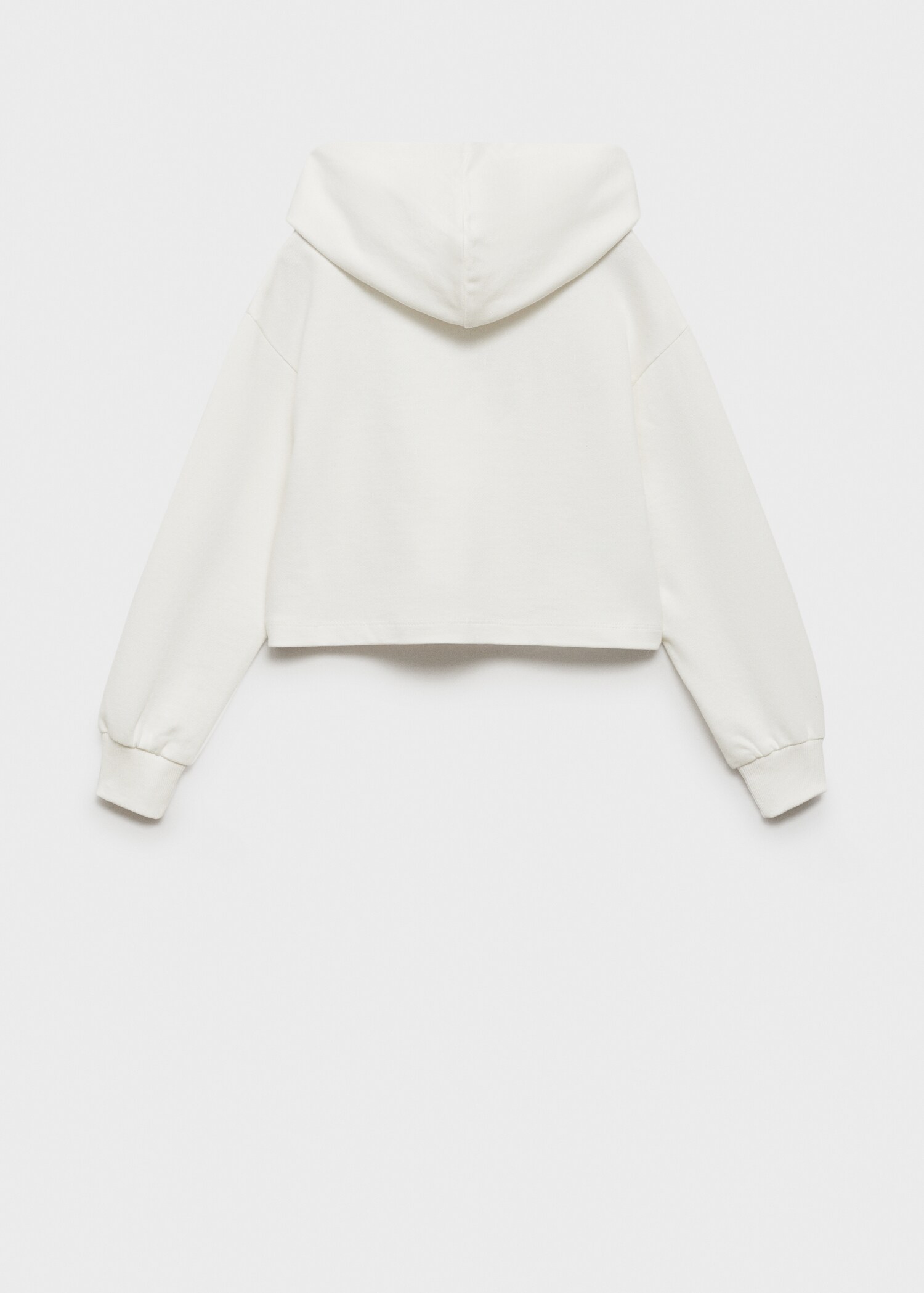 Embroidered message sweatshirt - Reverse of the article