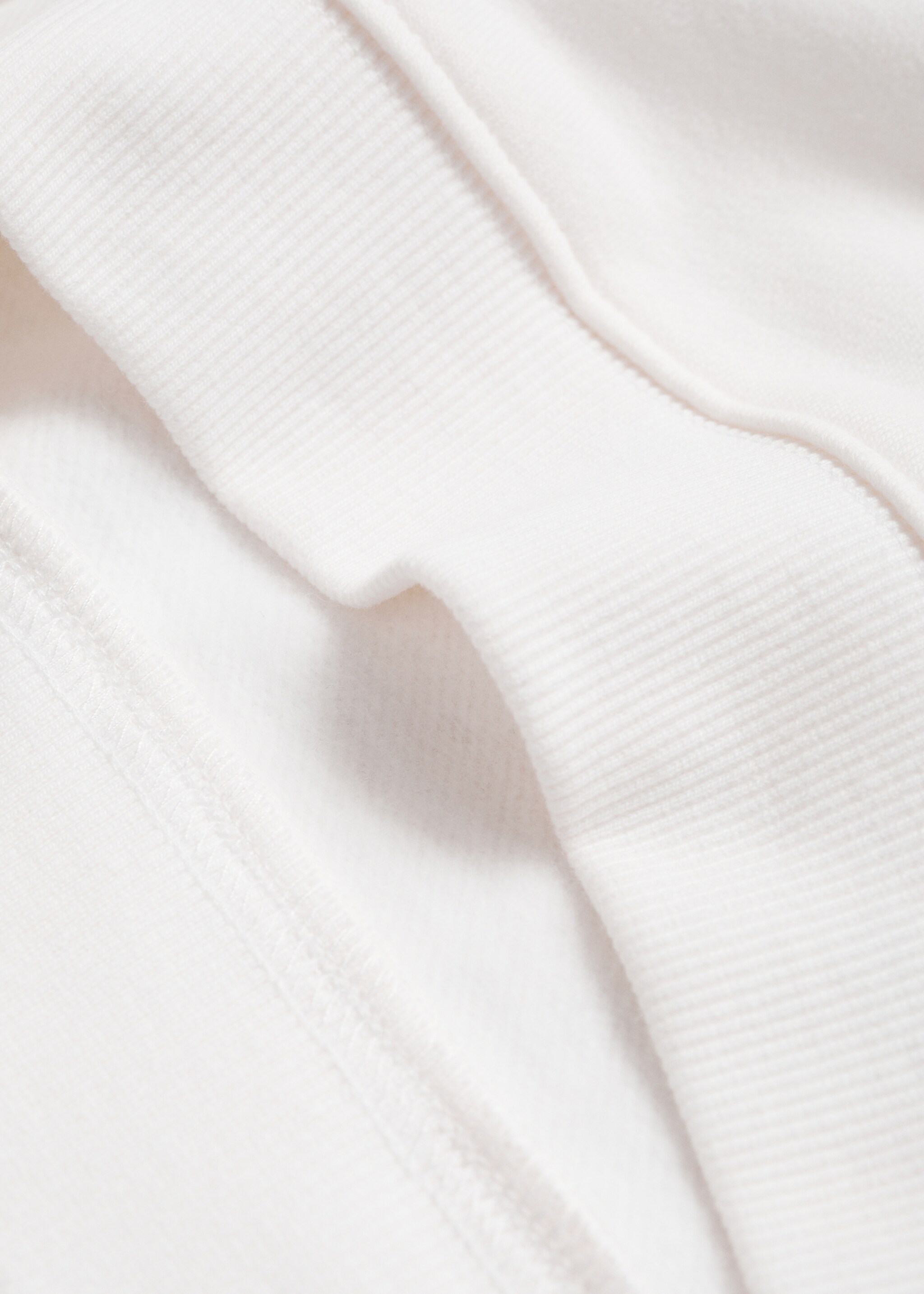 Printed cotton sweatshirt - Details of the article 0, Off White. Ref: 77033283-00.