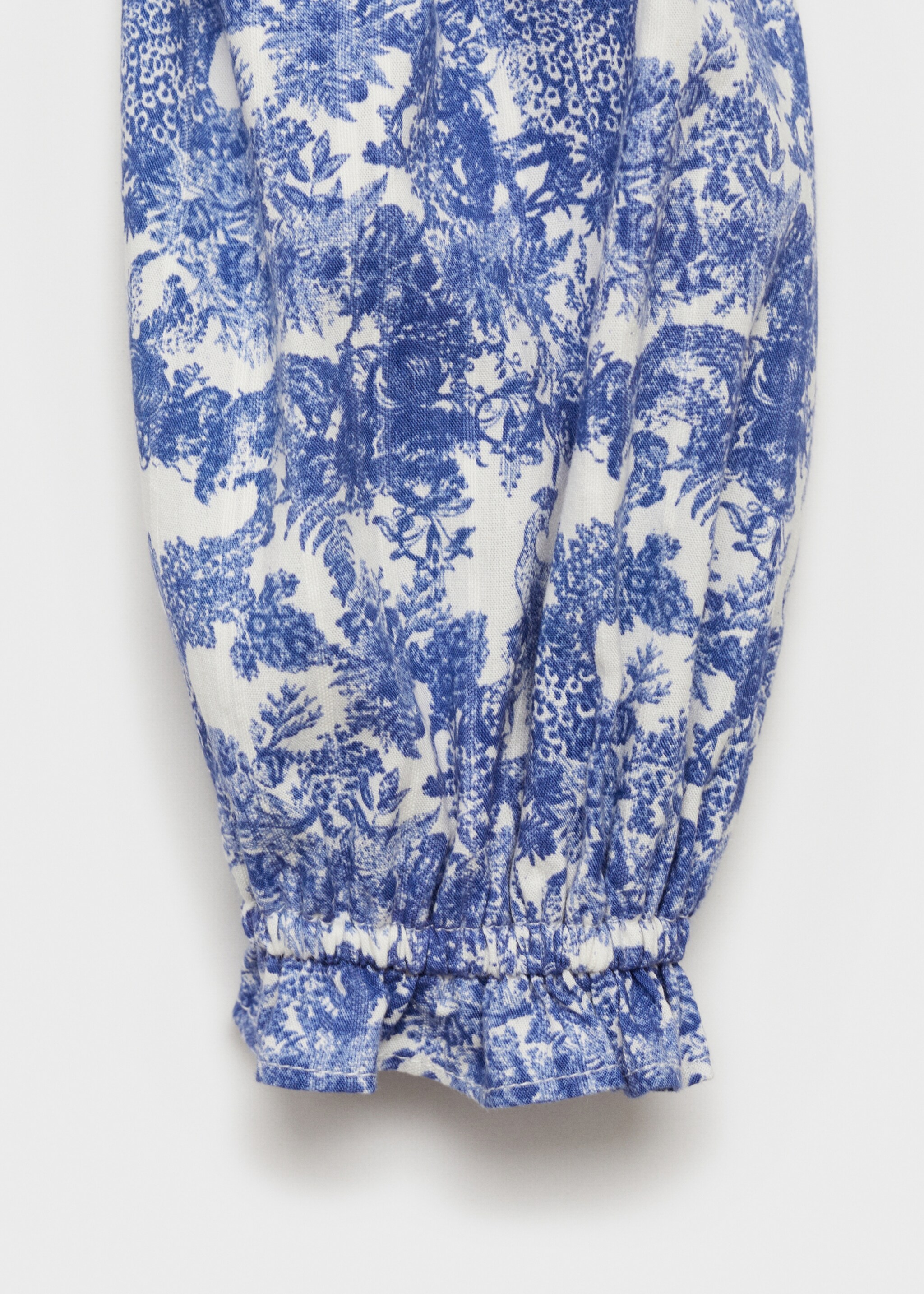Bedrukte blouse met plooitjes - Detail van het artikel 0