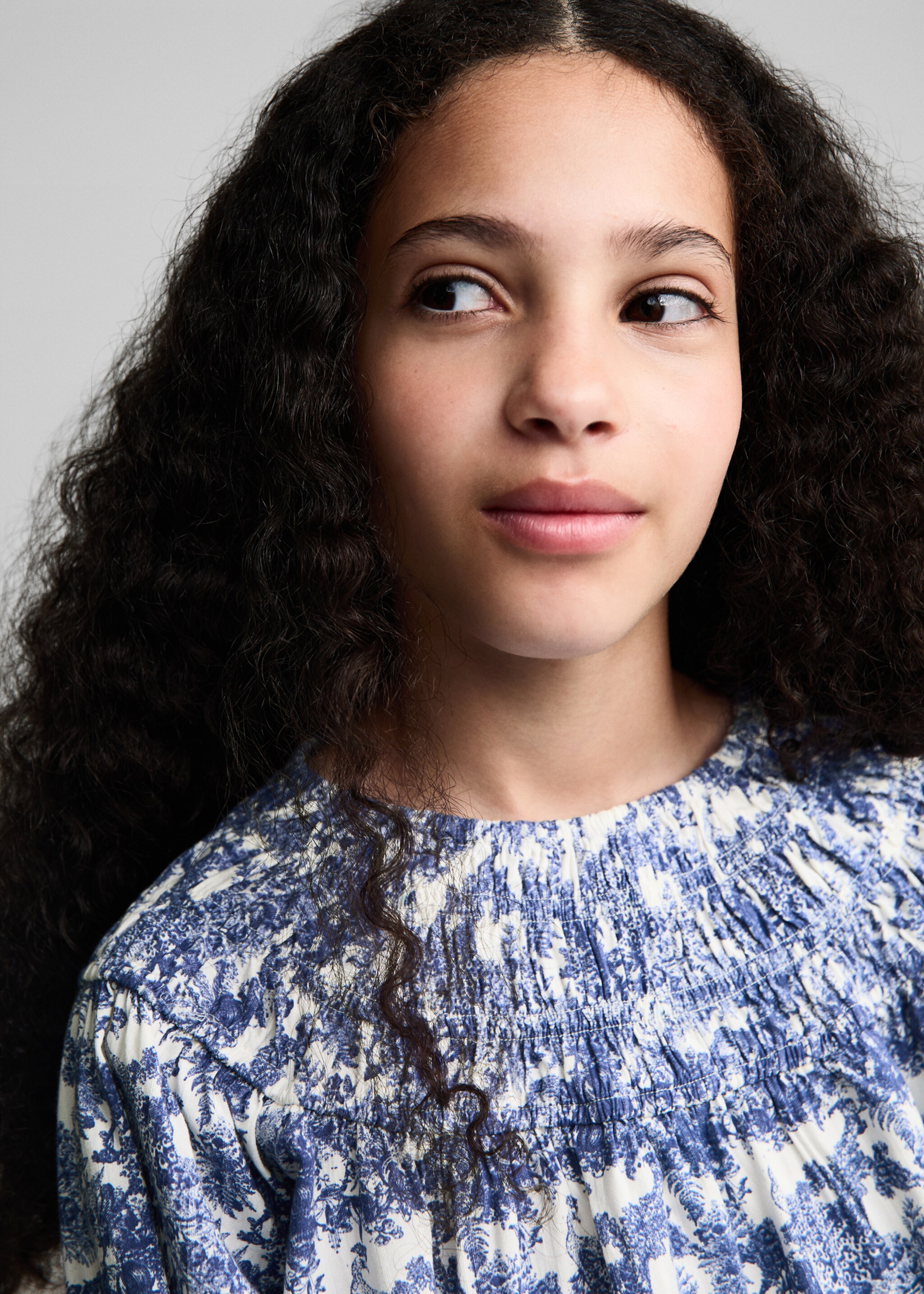 Bedrukte blouse met plooitjes - Detail van het artikel 1