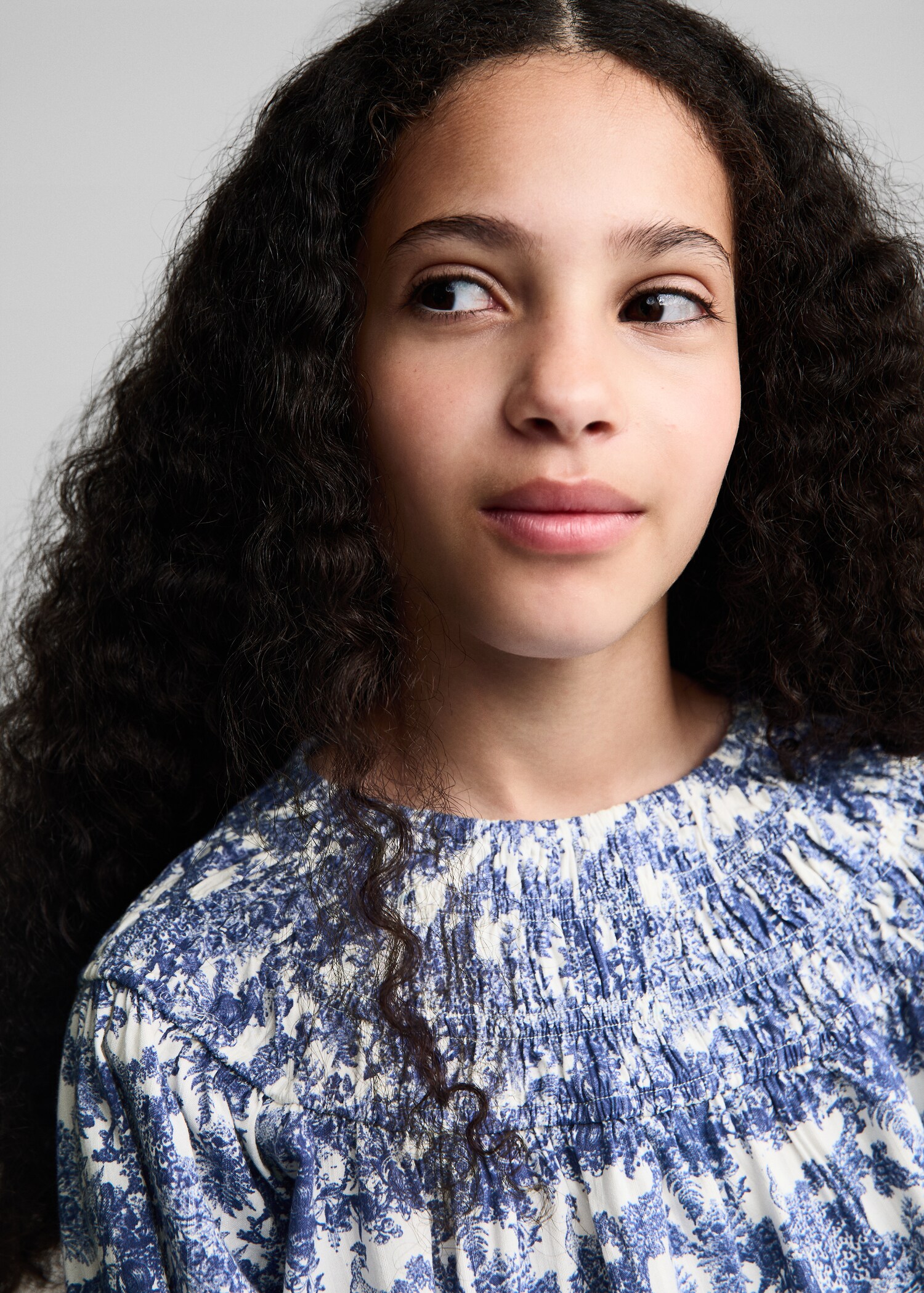 Bedrukte blouse met plooitjes - Detail van het artikel 1