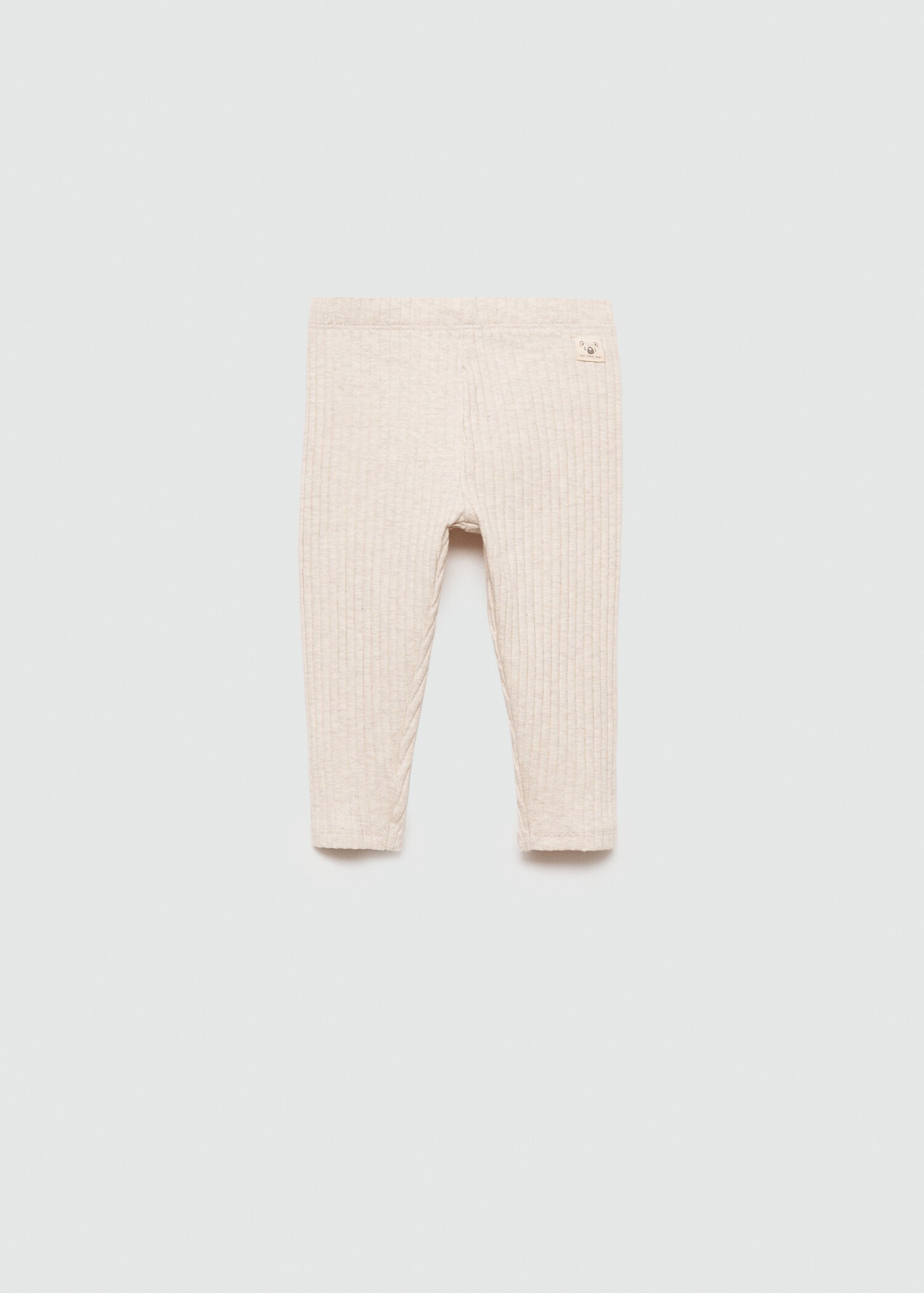Prążkowane legginsy z bawełny - Artykuł bez modela/modelki