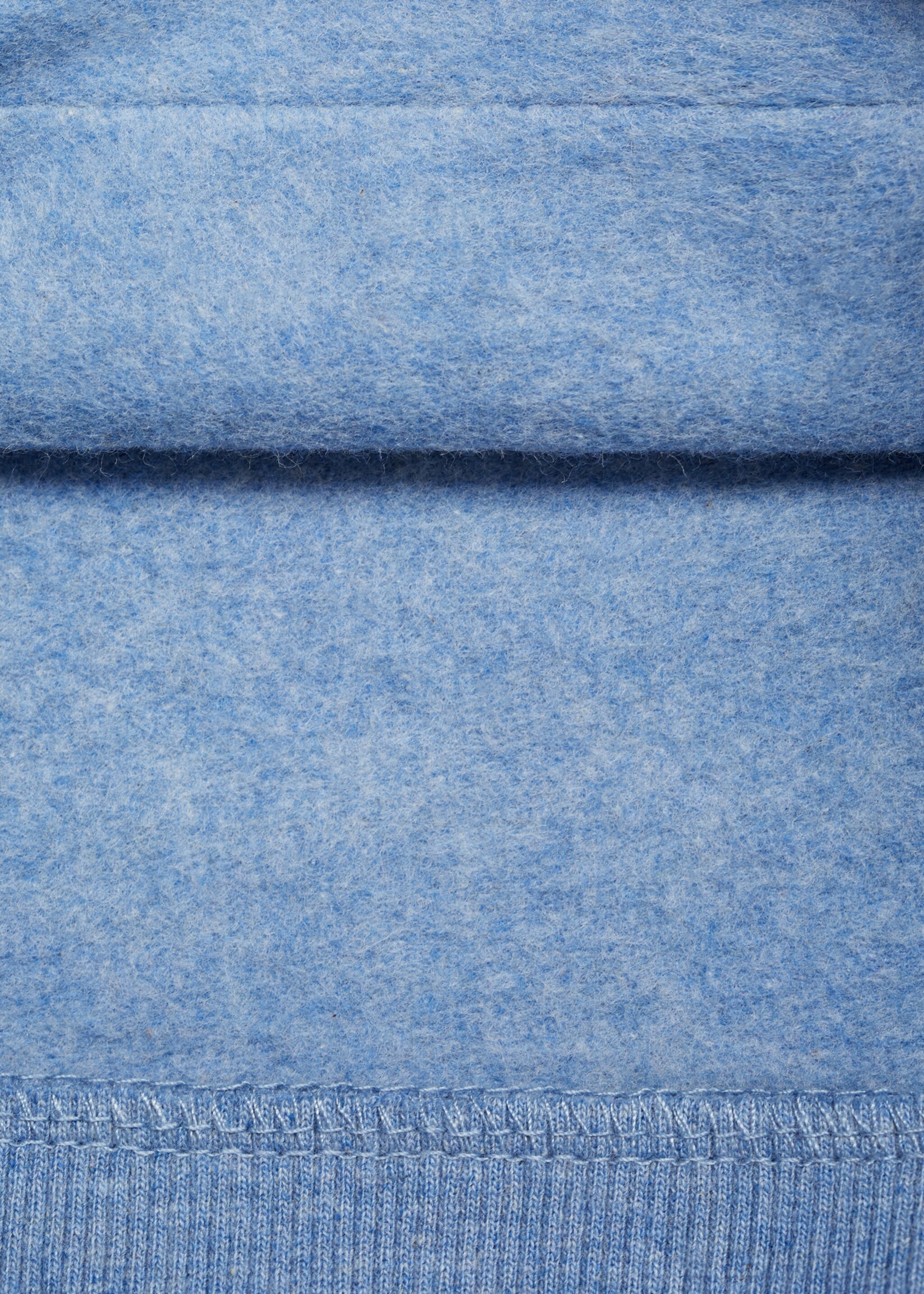 Cotton kangaroo sweatshirt - Details of the article 0, Blue. Ref: 77033675-00.