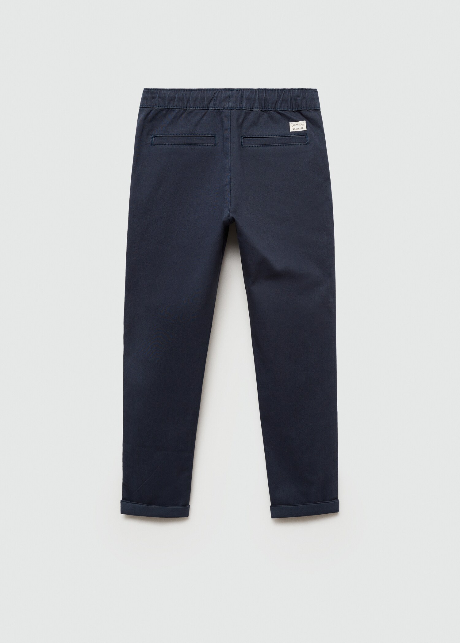 Broek met elastische tailleband - Achterkant van het artikel