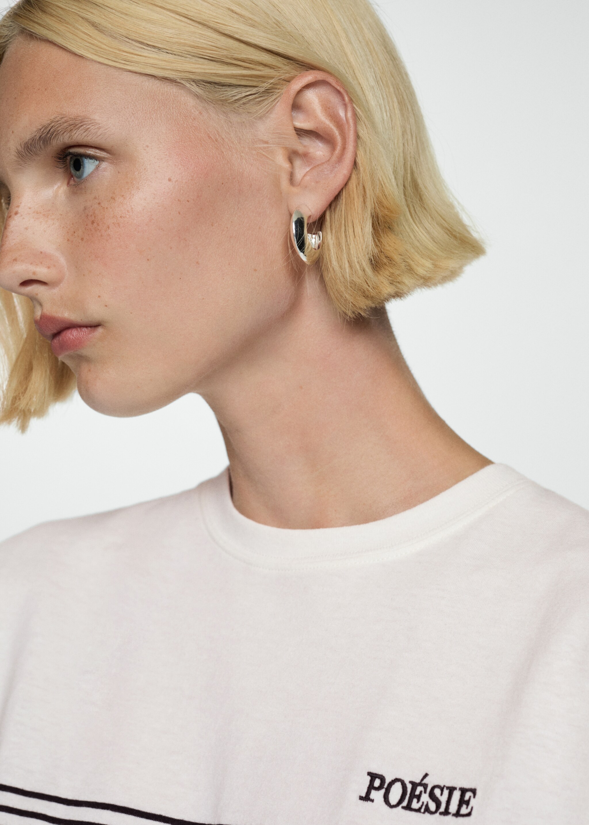 Randig bomull t-shirt - Detaljer om artikeln 1