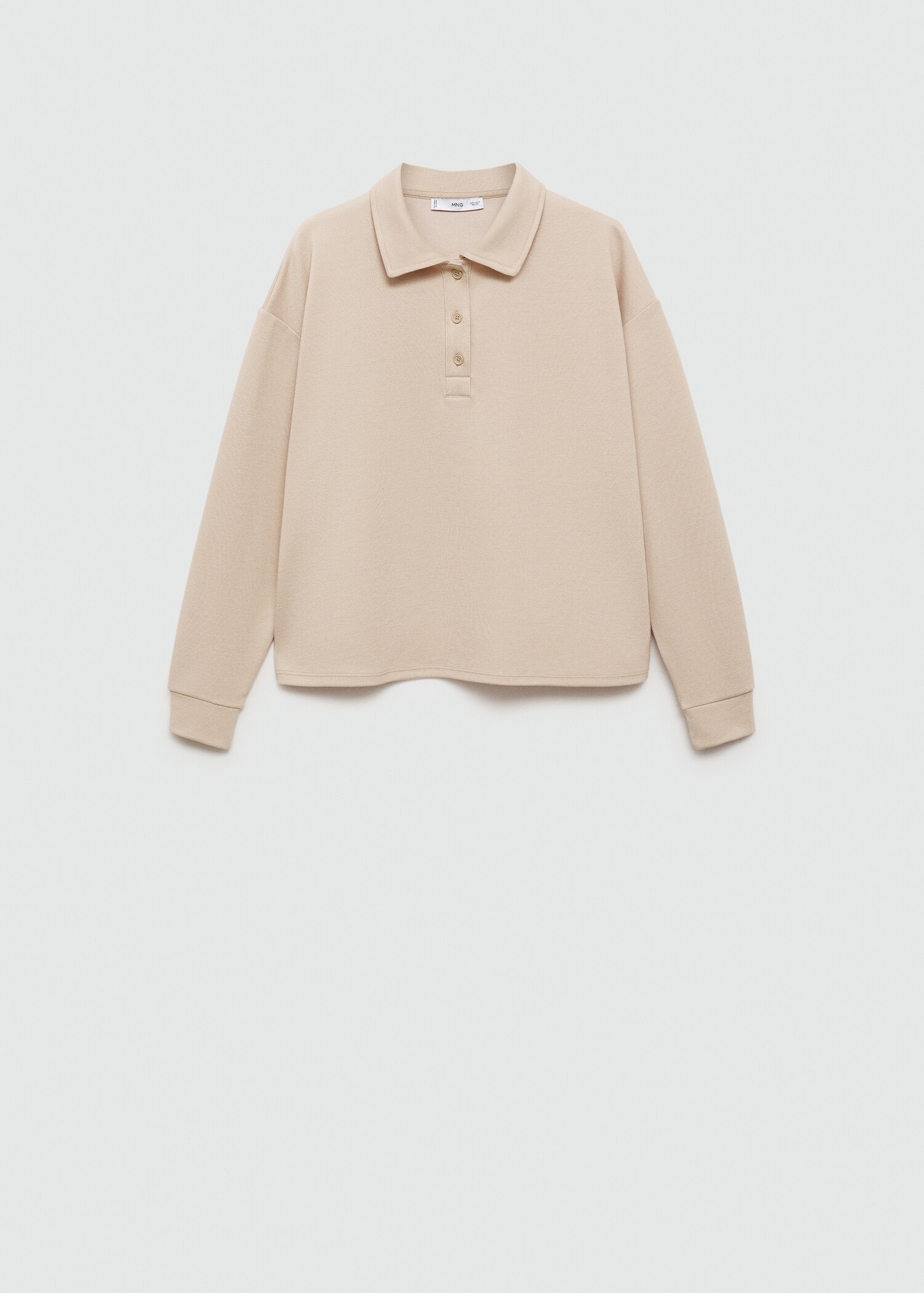 Sweatshirt tenniskrage - Artikel utan modell