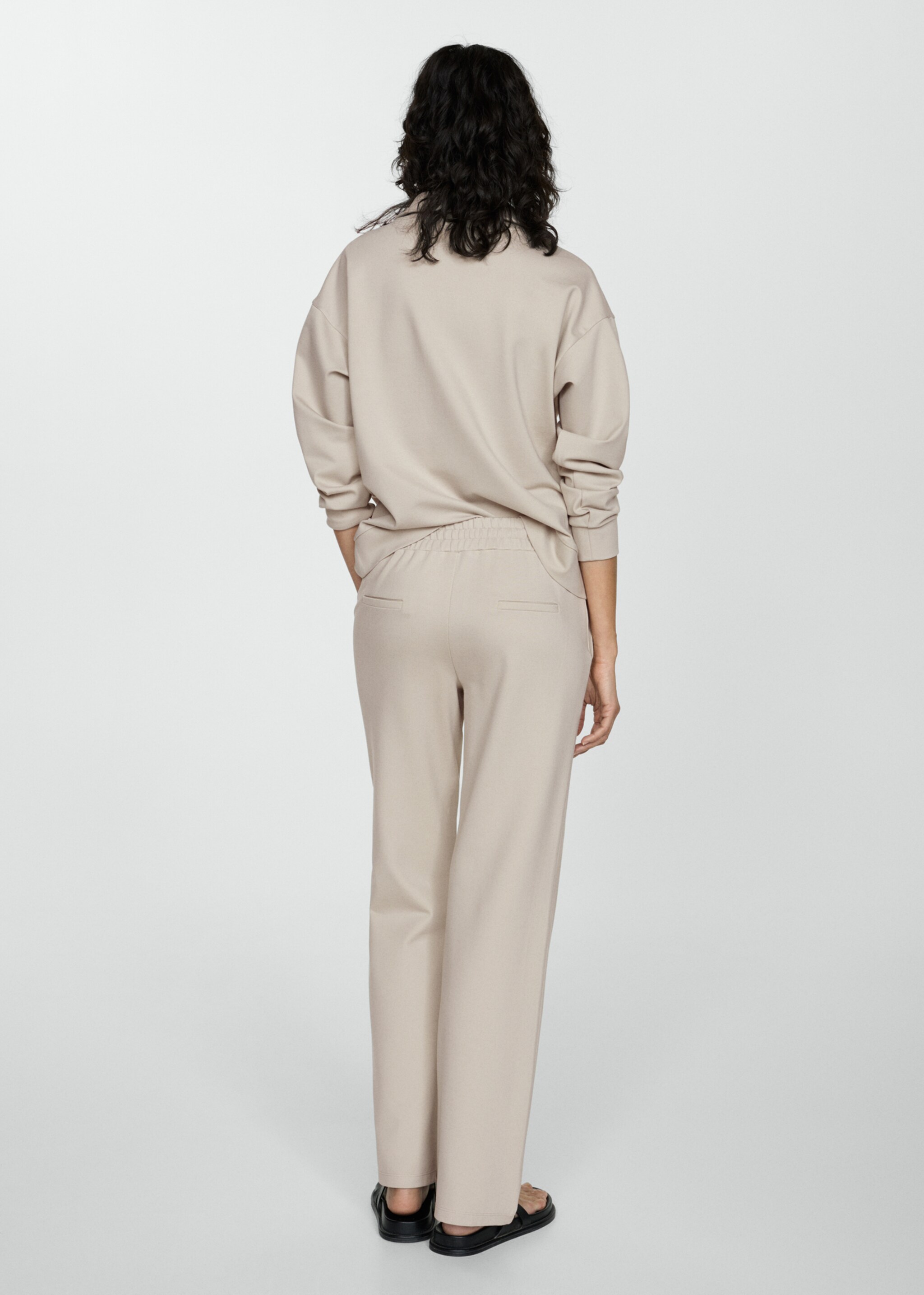 Pocket jogger trousers - Reverse of the article, Light/Pastel Grey. Ref: 77034022-00.