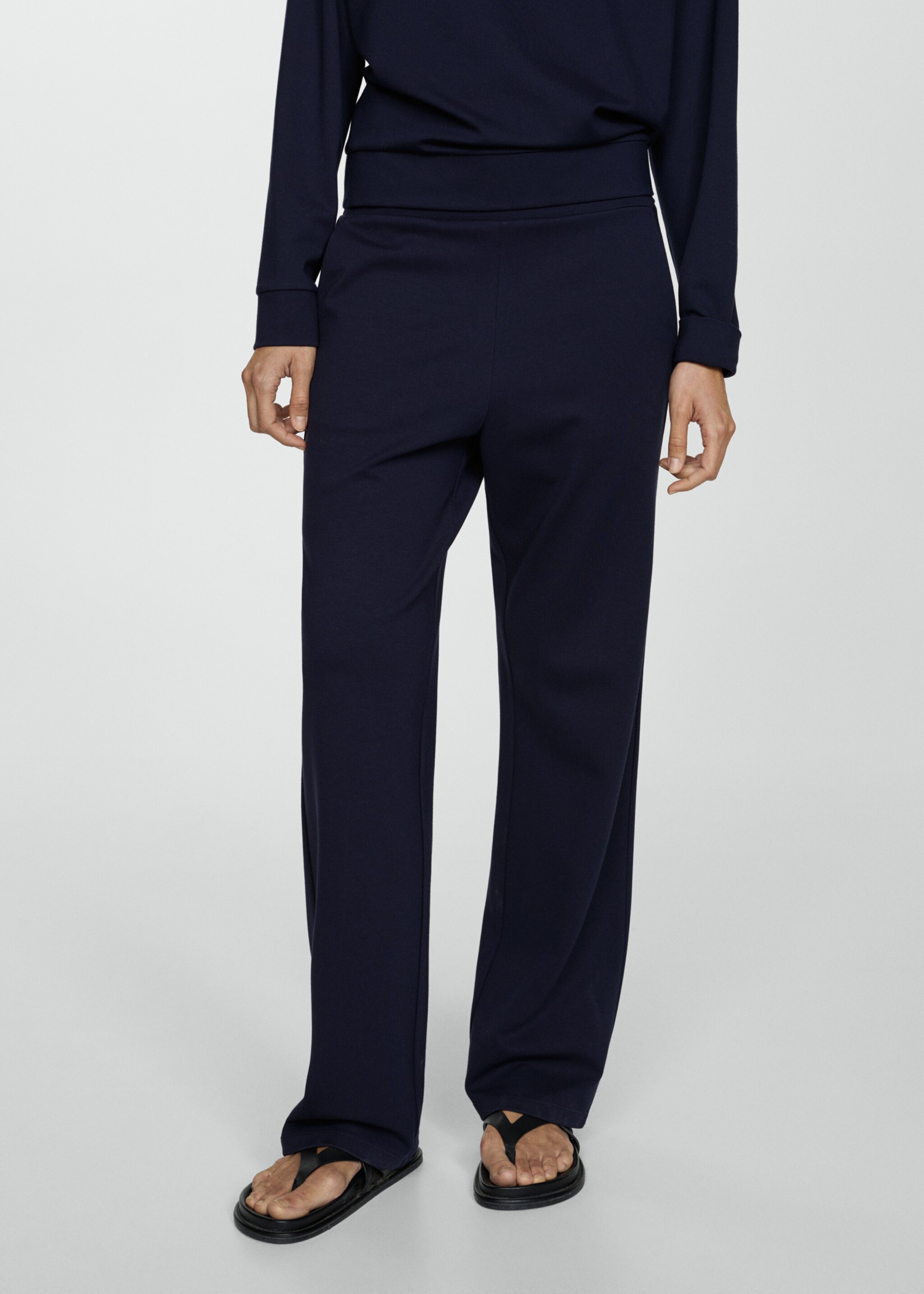 Pocket jogger trousers - Medium plane, Dark Navy. Ref: 77034022-00.