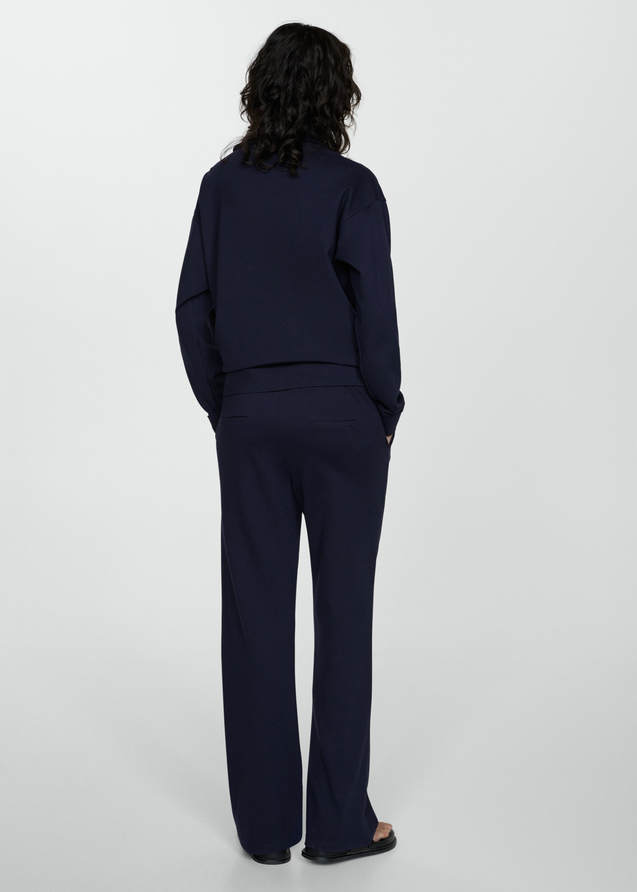 Pocket jogger trousers - Reverse of the article, Dark Navy. Ref: 77034022-00.