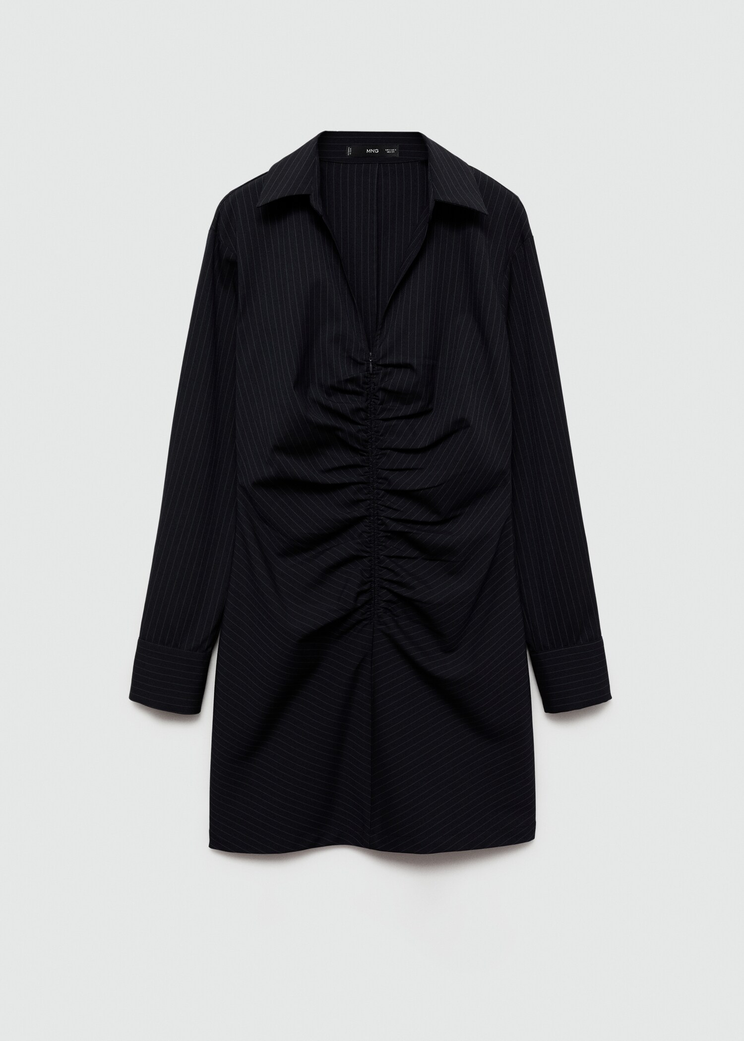 Zip-Kleid mit Raffdetails - Artikel ohne Model