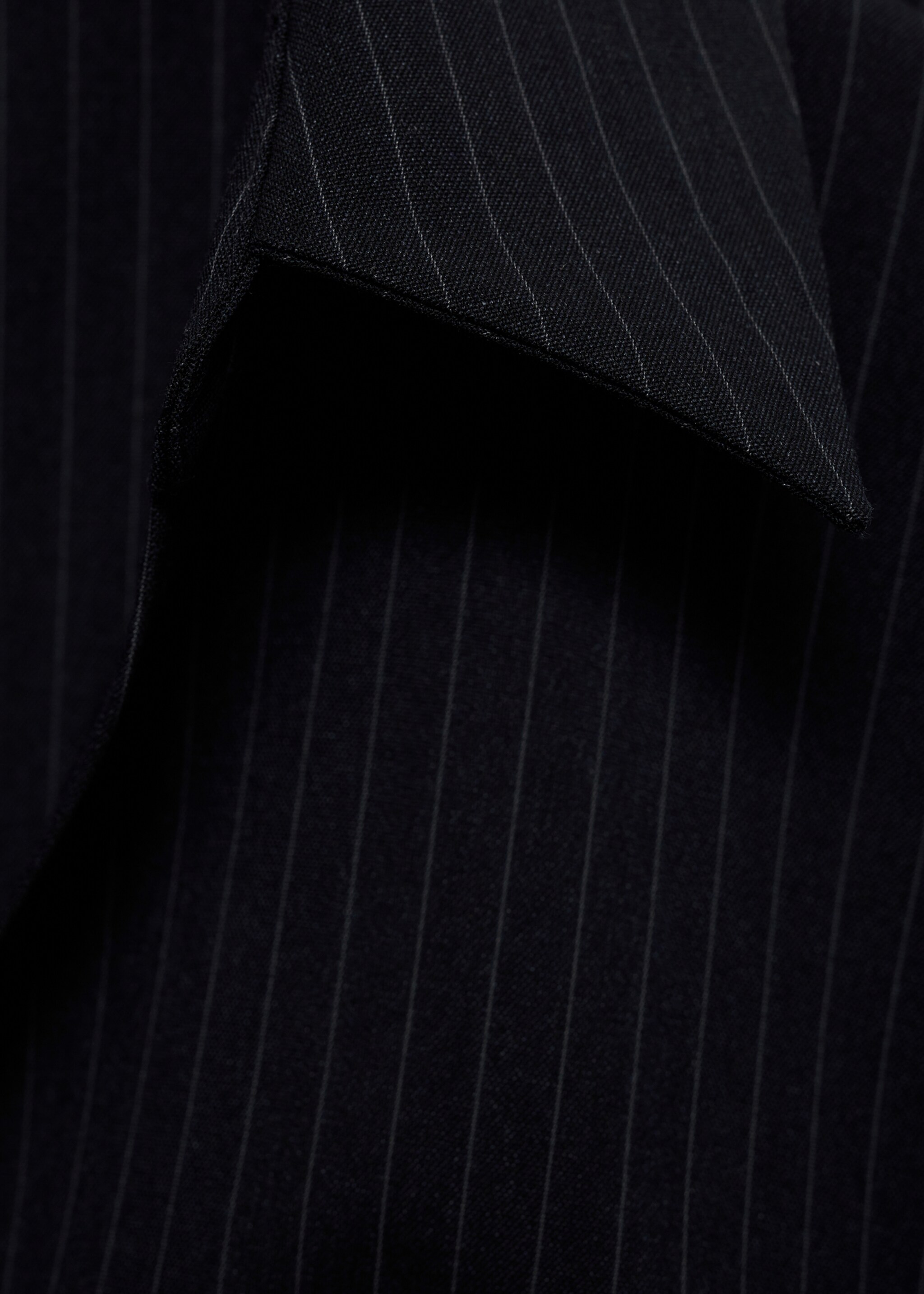 Vestido fruncido cremallera - Details of the article 0, Dark Navy. Ref: 77034028-00.