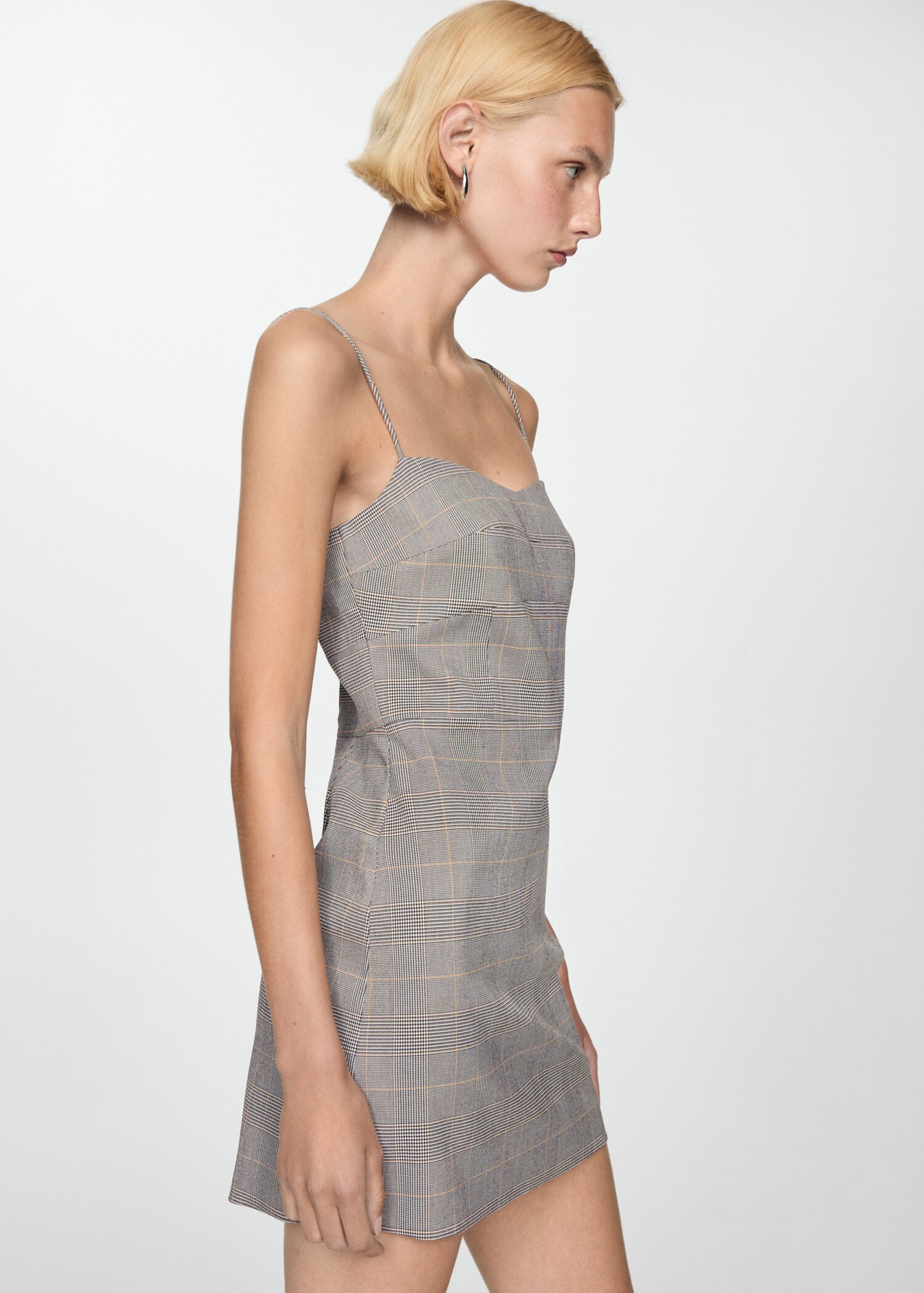 Robe courte carreaux - Plan moyen
