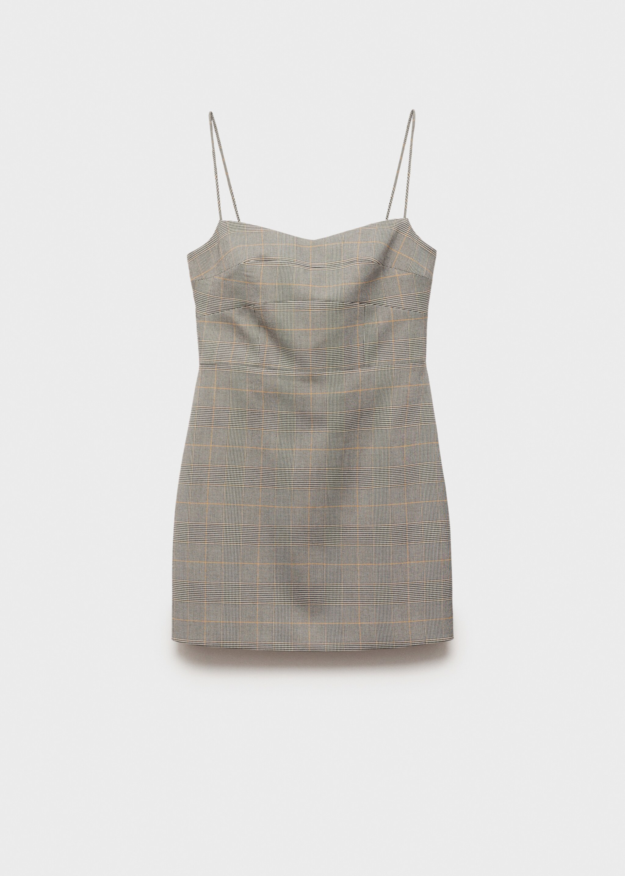 Vestido curto aos quadrados - Artigo sem modelo
