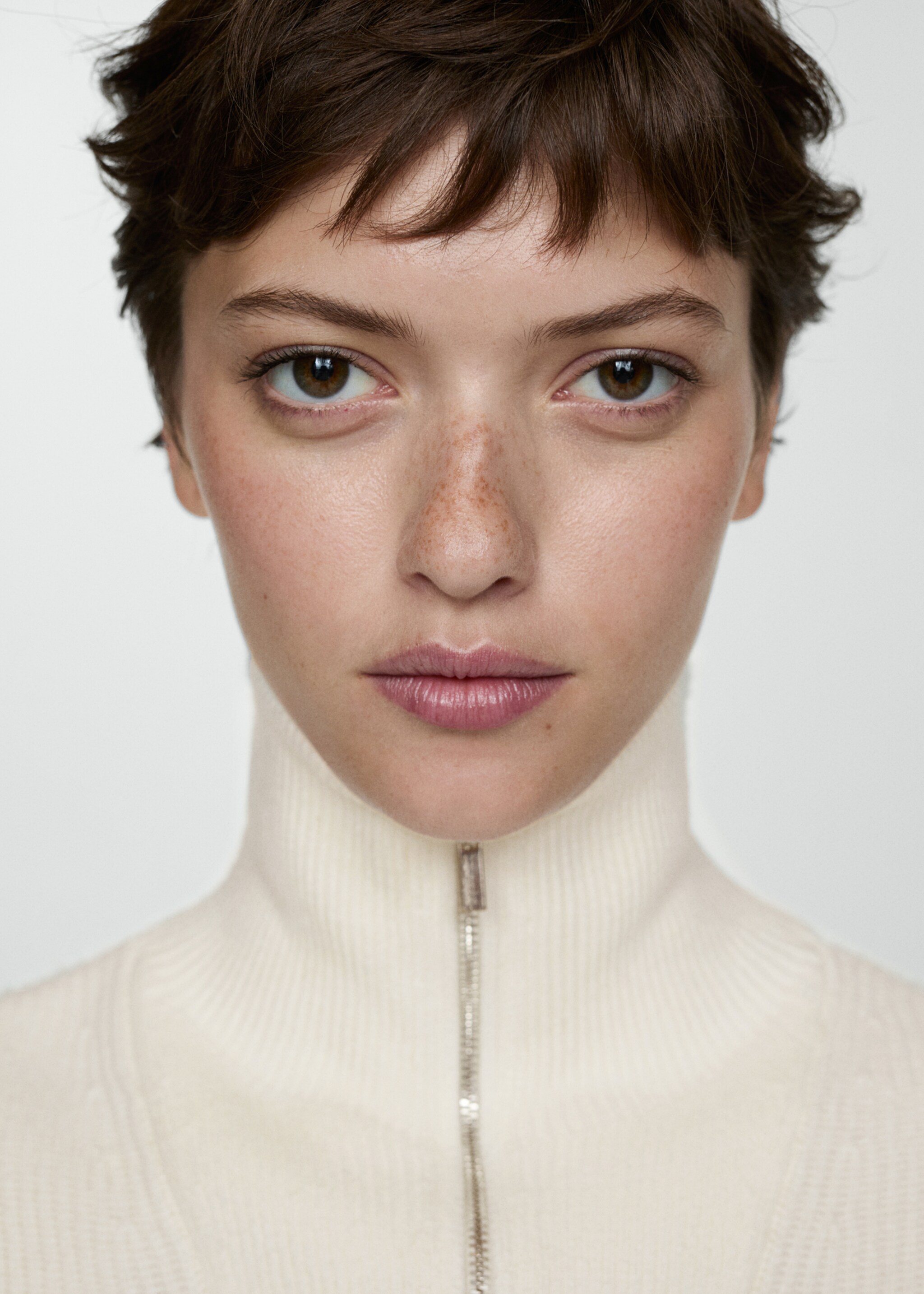 Jersey rayas cremallera - Detalle del artículo 1, Azul marino oscuro. Ref: 77034035-00.