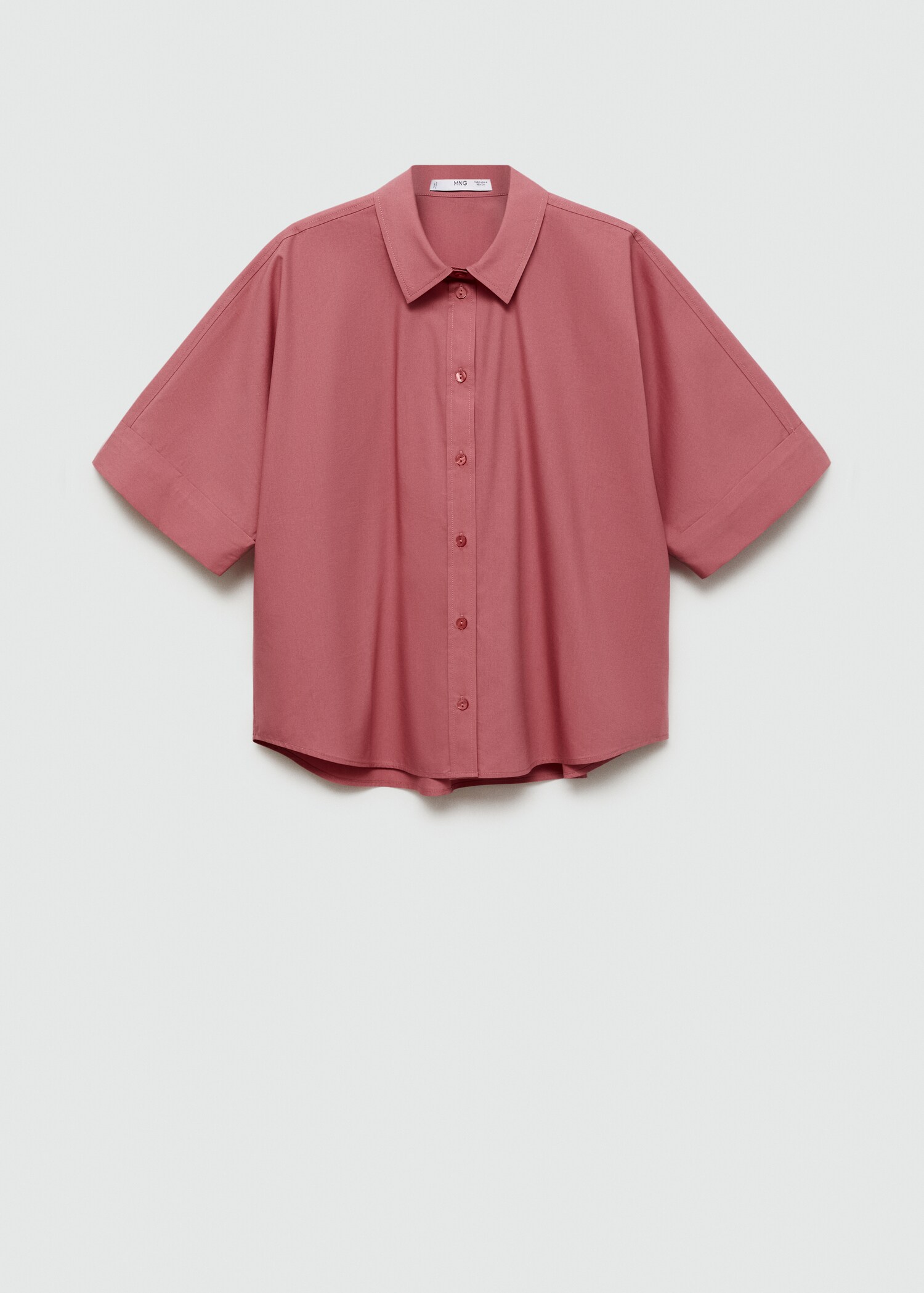 Camisa cotó lyocell màniga curta - Article sense model