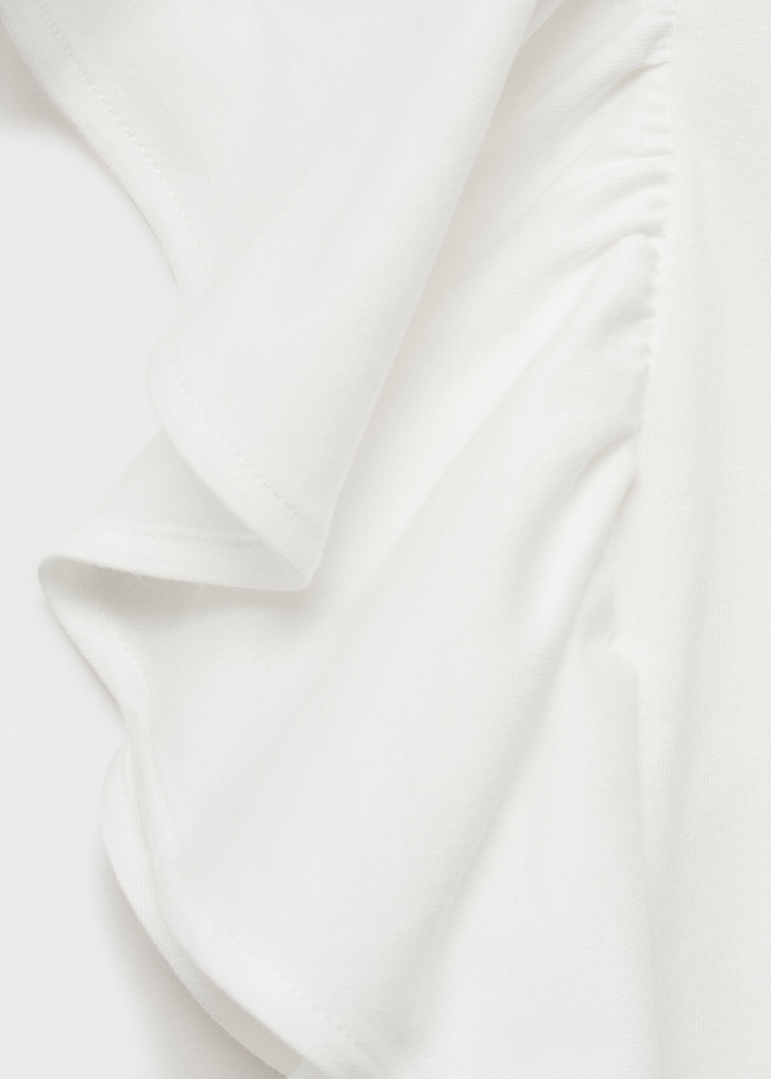 T-shirt en coton à volants - Détail de l'article 8