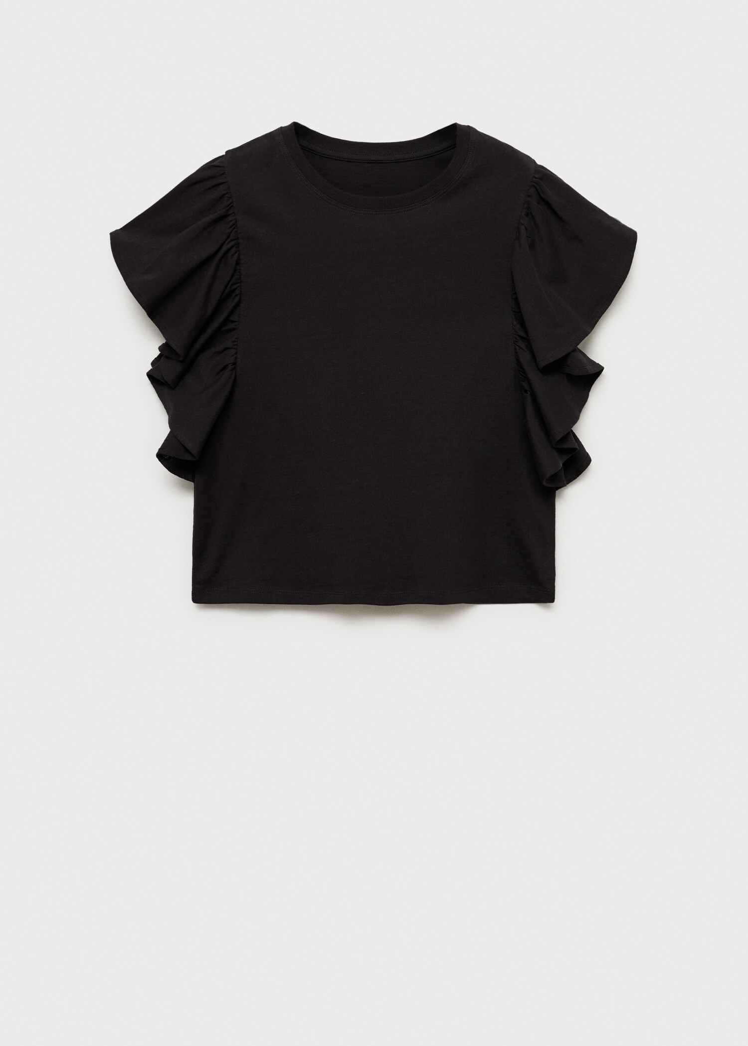 T-shirt en coton à volants - Article sans modèle