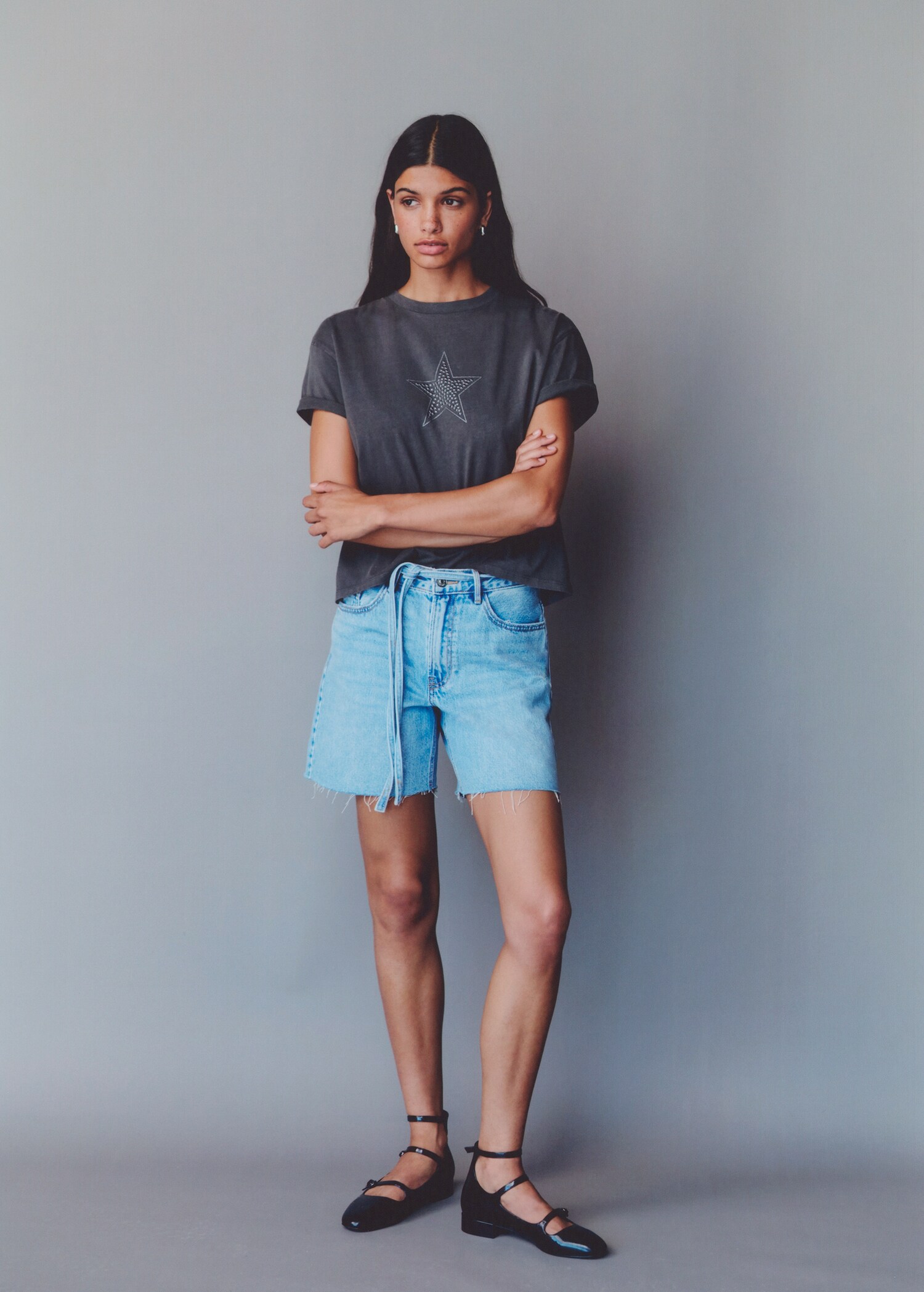 T-shirt imprimé clouté - Détail de l'article 5
