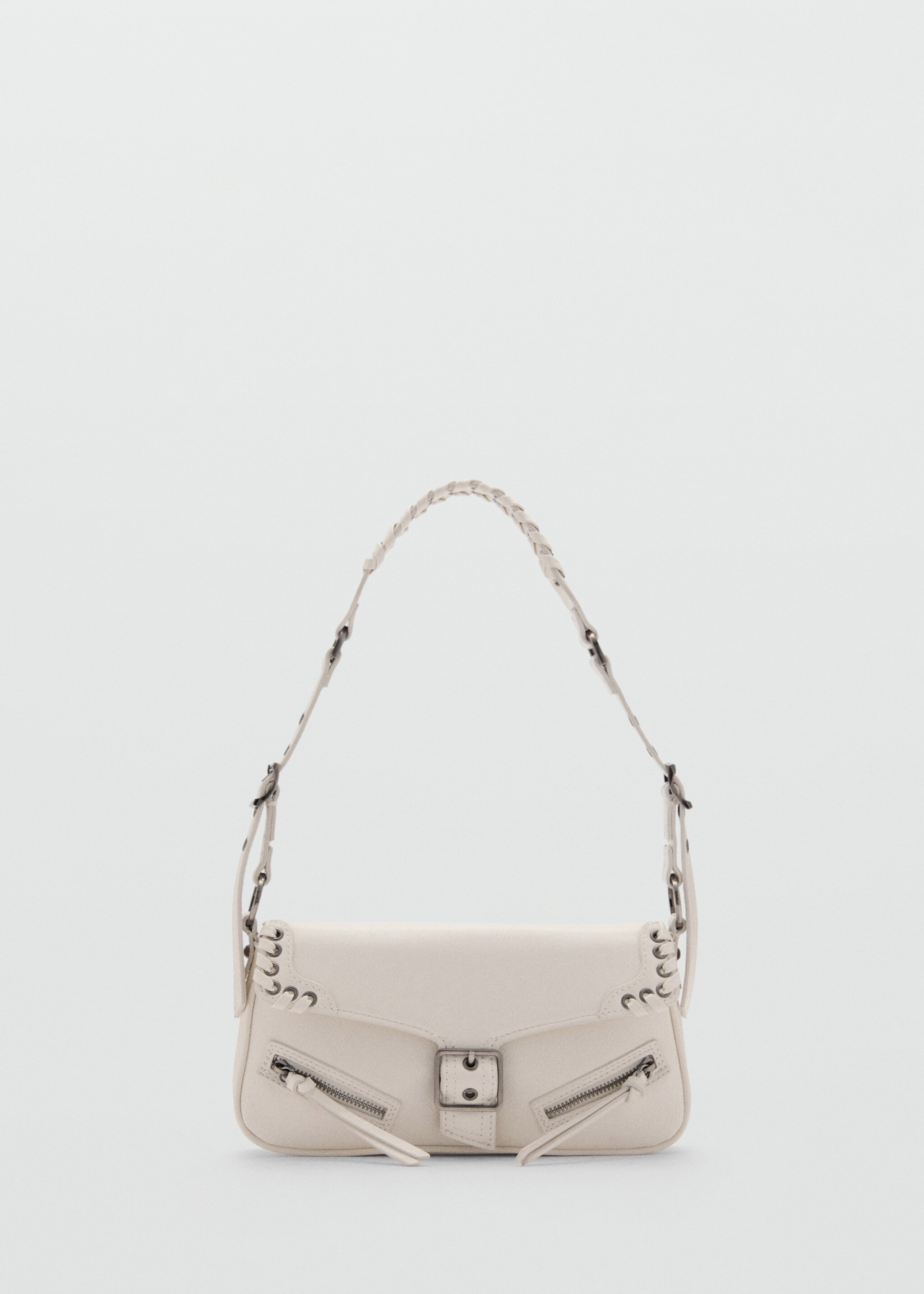 Bolso hombro hebilla - Artículo sin modelo, Blanco. Ref: 77034053-00.