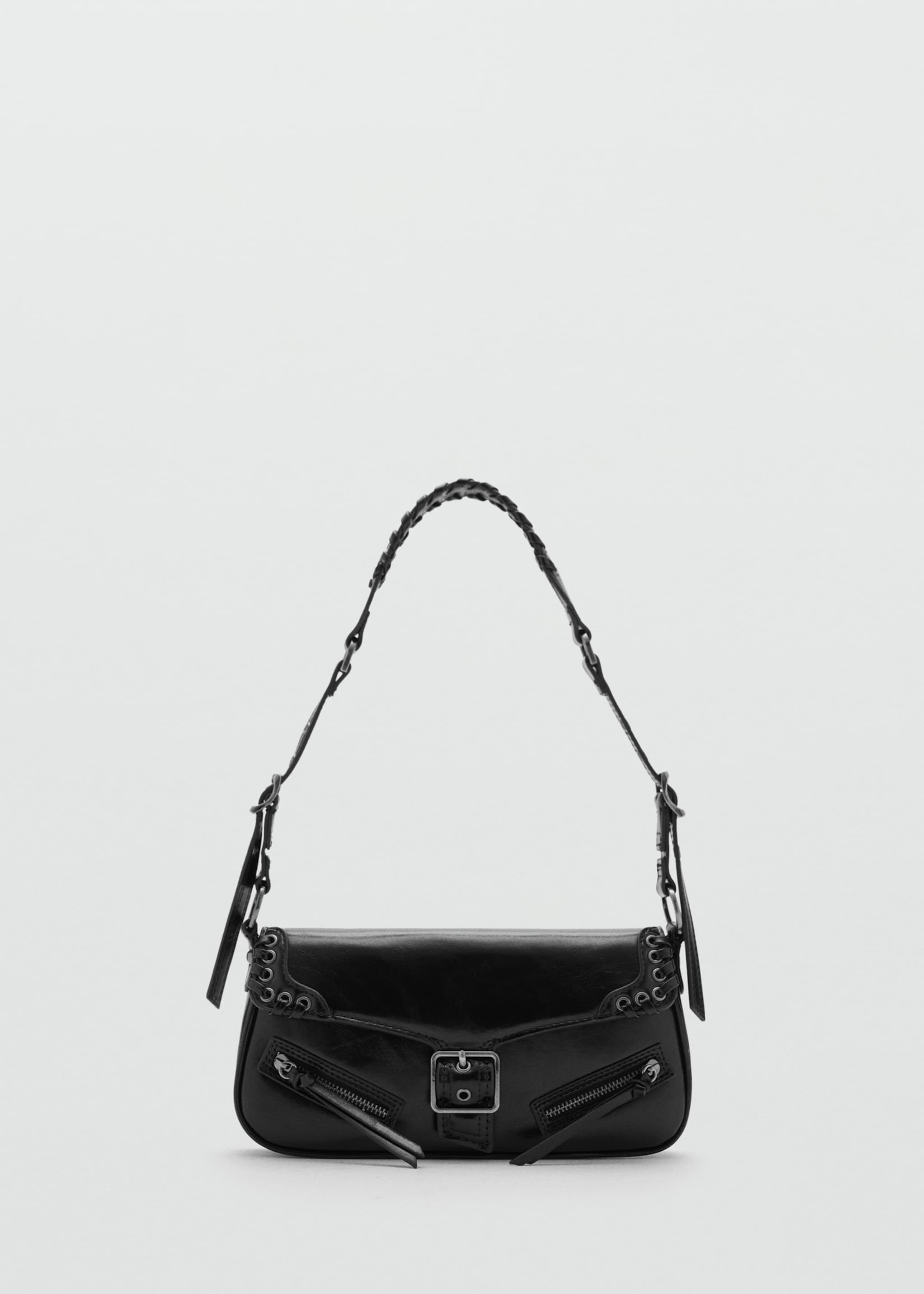 Bolso hombro hebilla - Artículo sin modelo, Negro. Ref: 77034053-00.