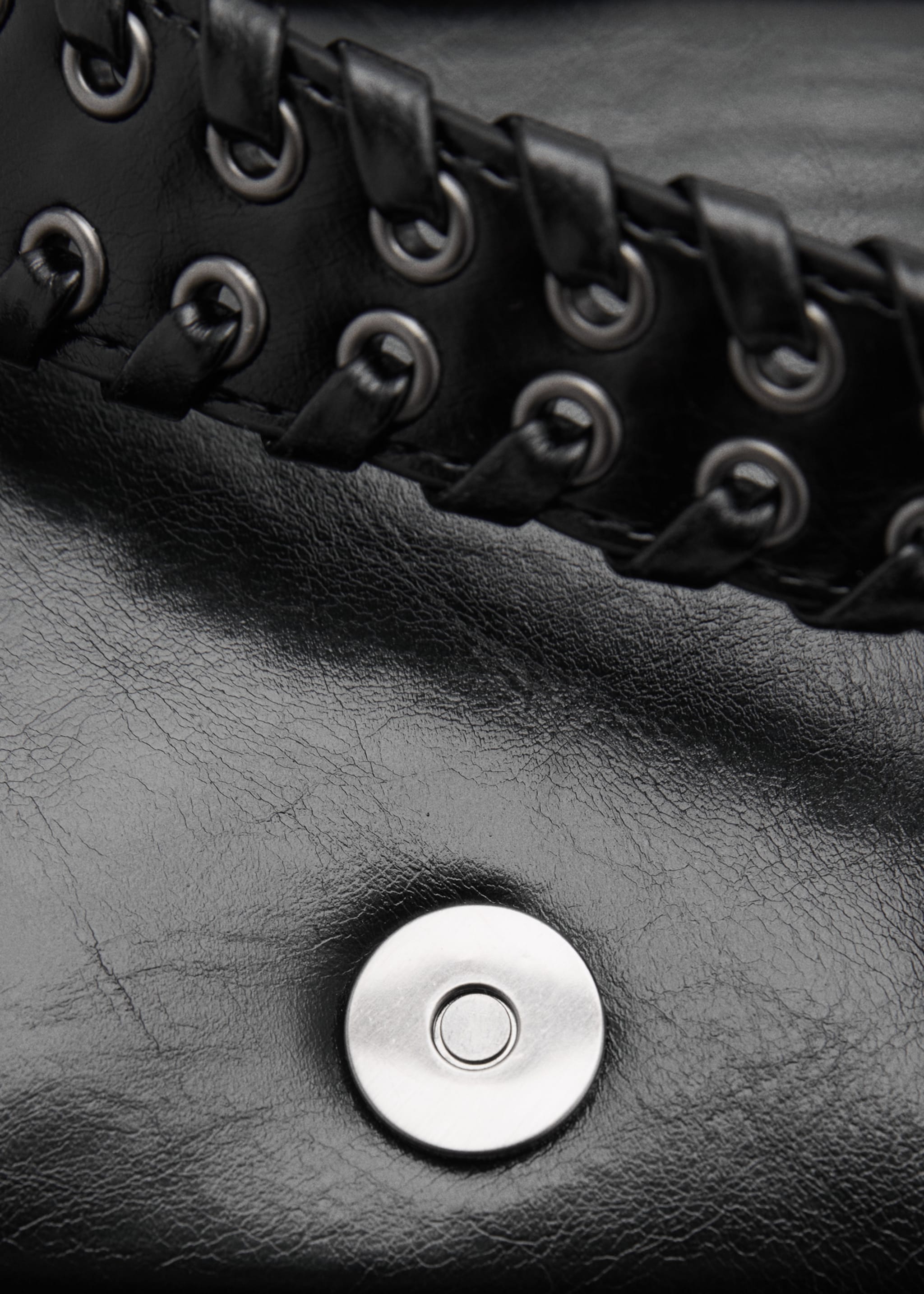 Bolso hombro hebilla - Detalle del artículo 2, Negro. Ref: 77034053-00.
