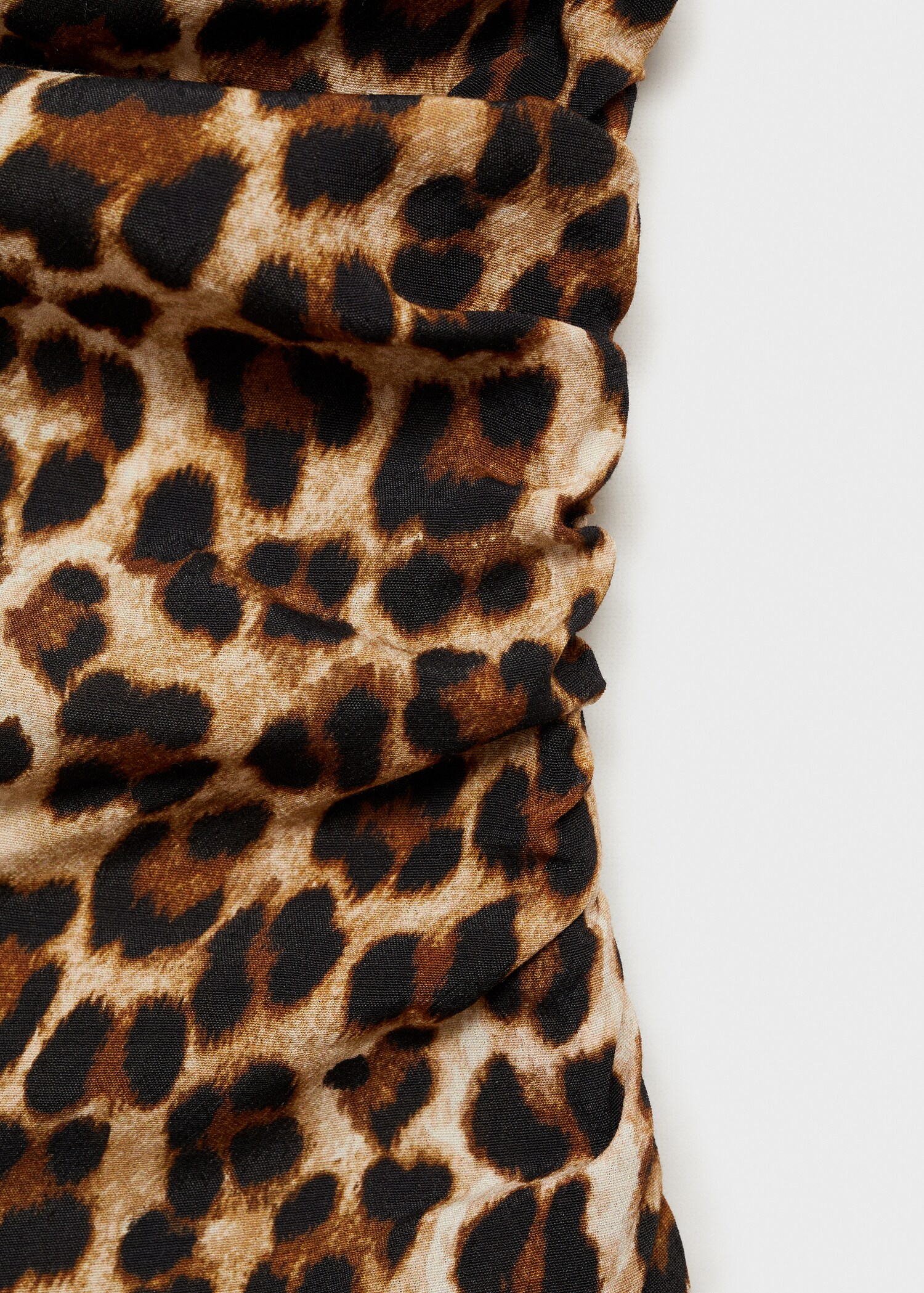 Asymmetrisk klänning animal print - Detaljer om artikeln 8