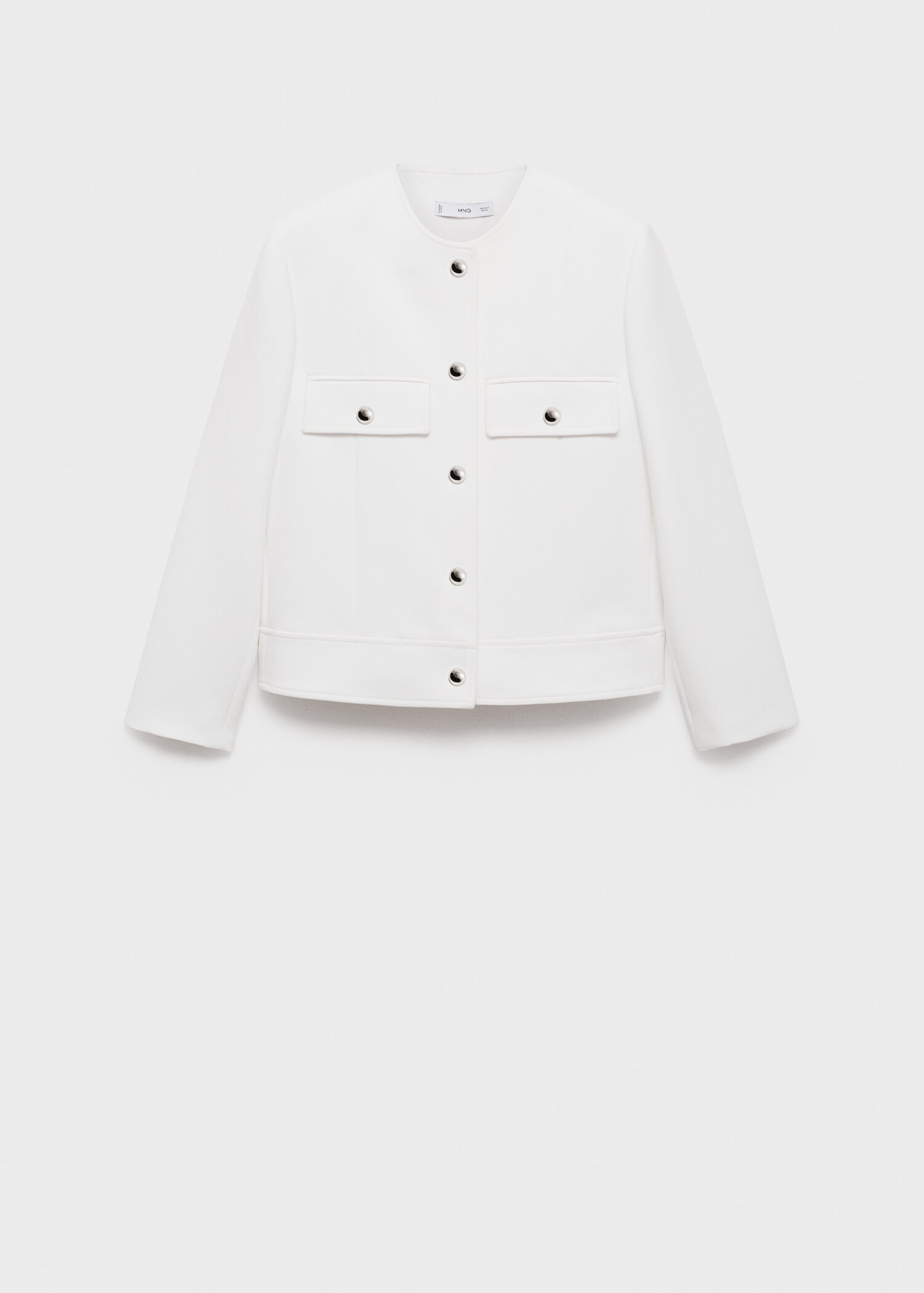 Buttoned jacket with pockets - Article without model