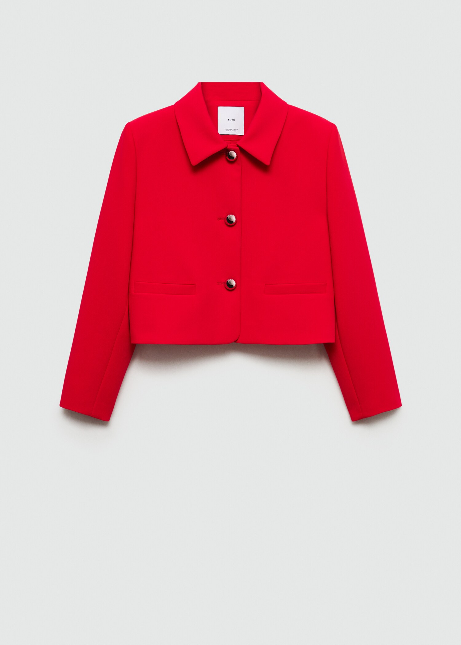 Buttoned cropped jacket - Article without model