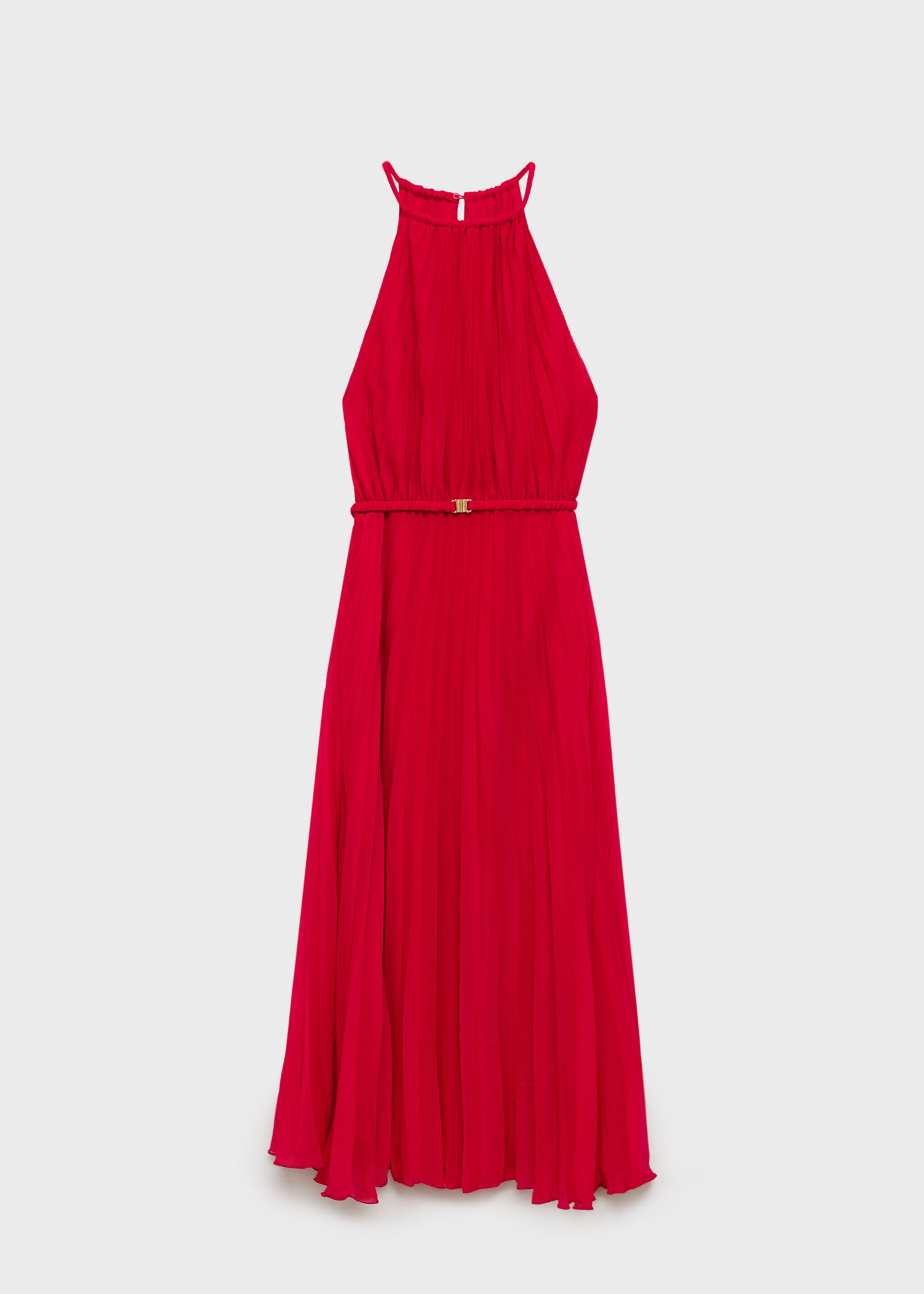 Belt pleated dress - Article without model