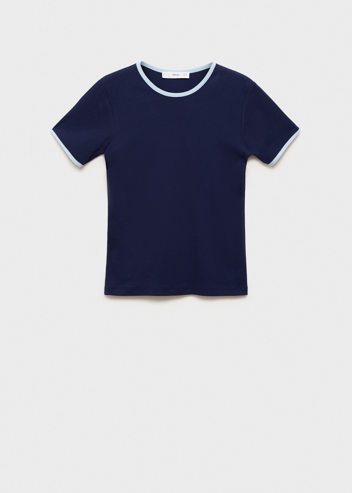 T-shirt liserés contrastants - Article sans modèle