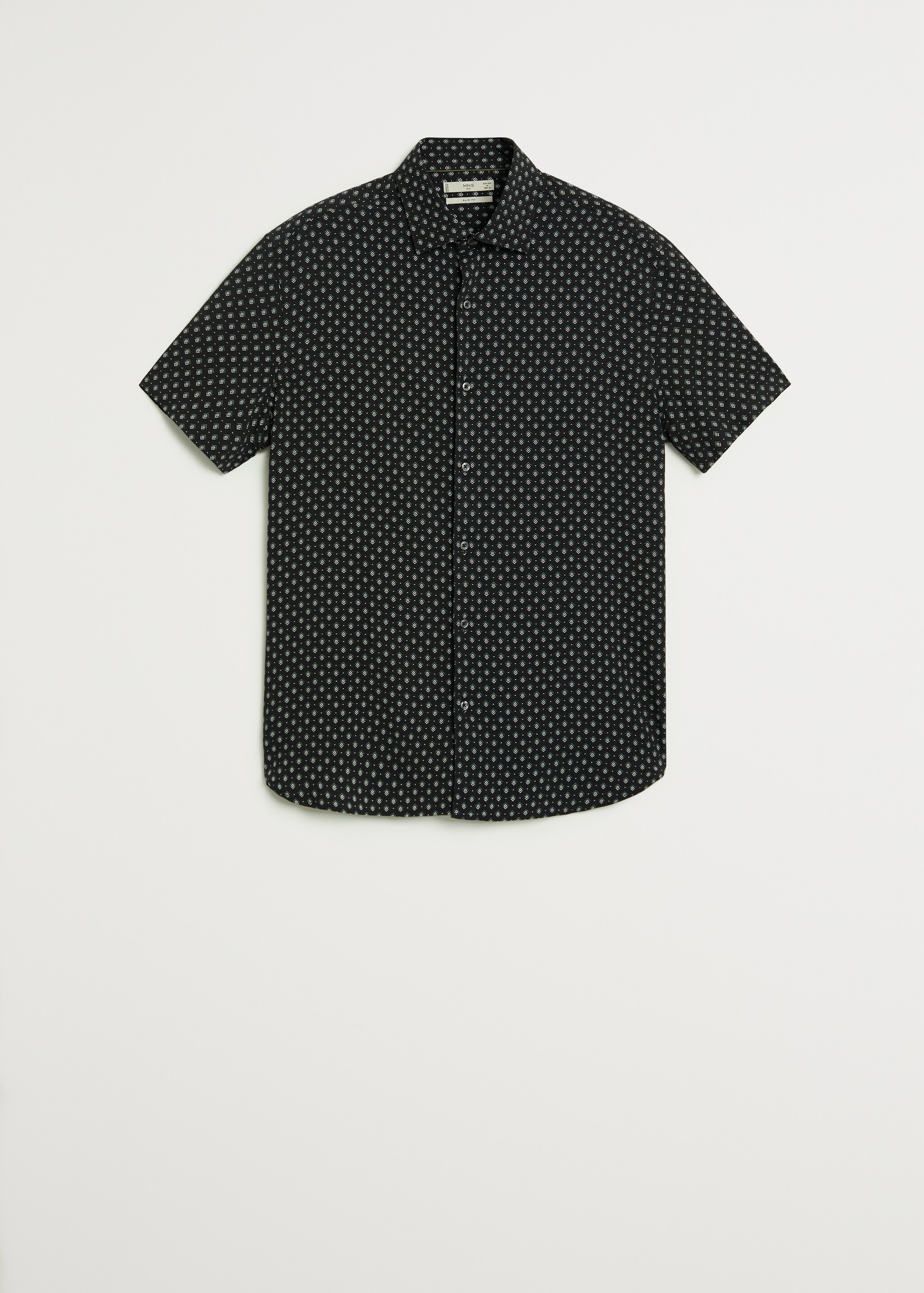 Camisa slim fit estampado mosaico - Artículo sin modelo