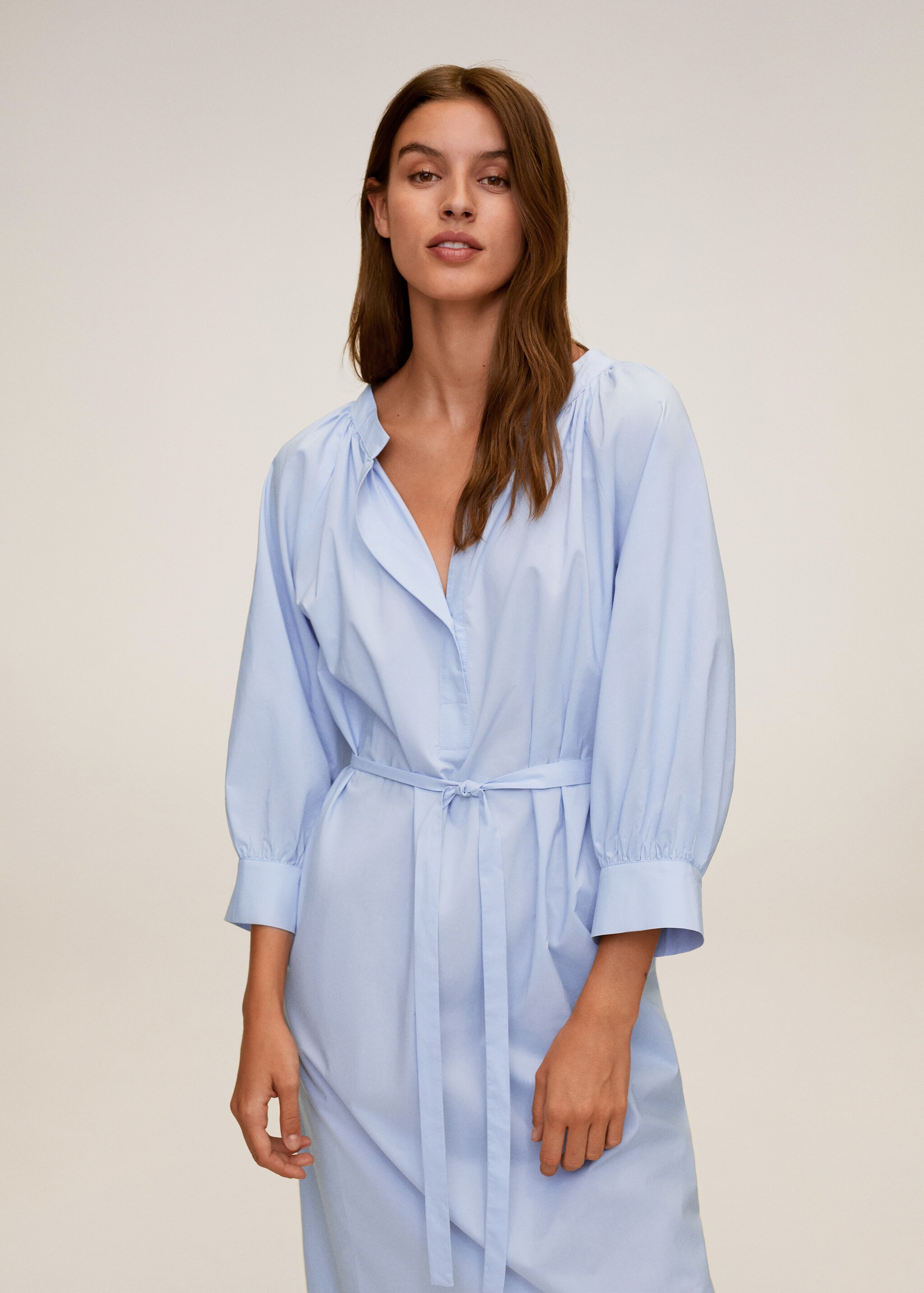 Vestido midi algodón - Detalle del artículo 1