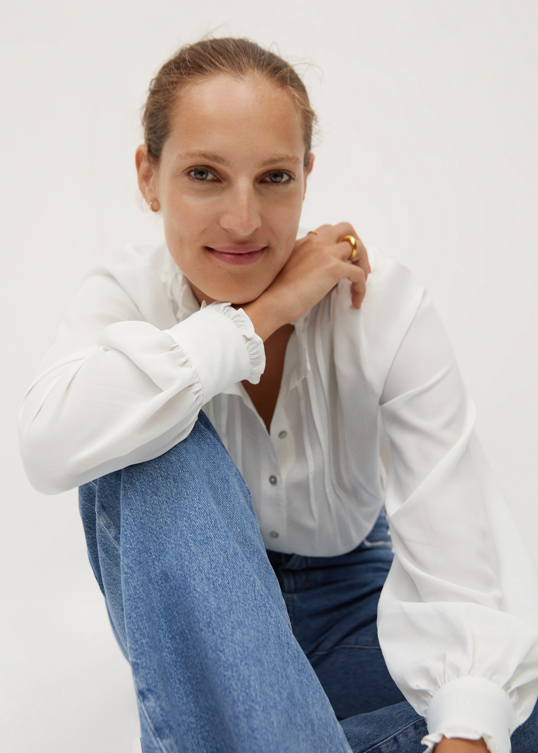 Pin tuck detail blouse - Details of the article 2